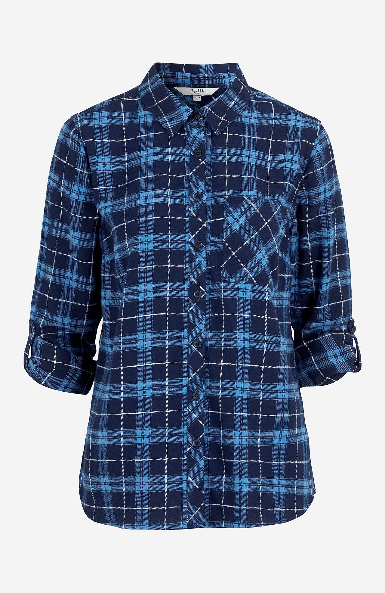 Rutete flanellsskjorte