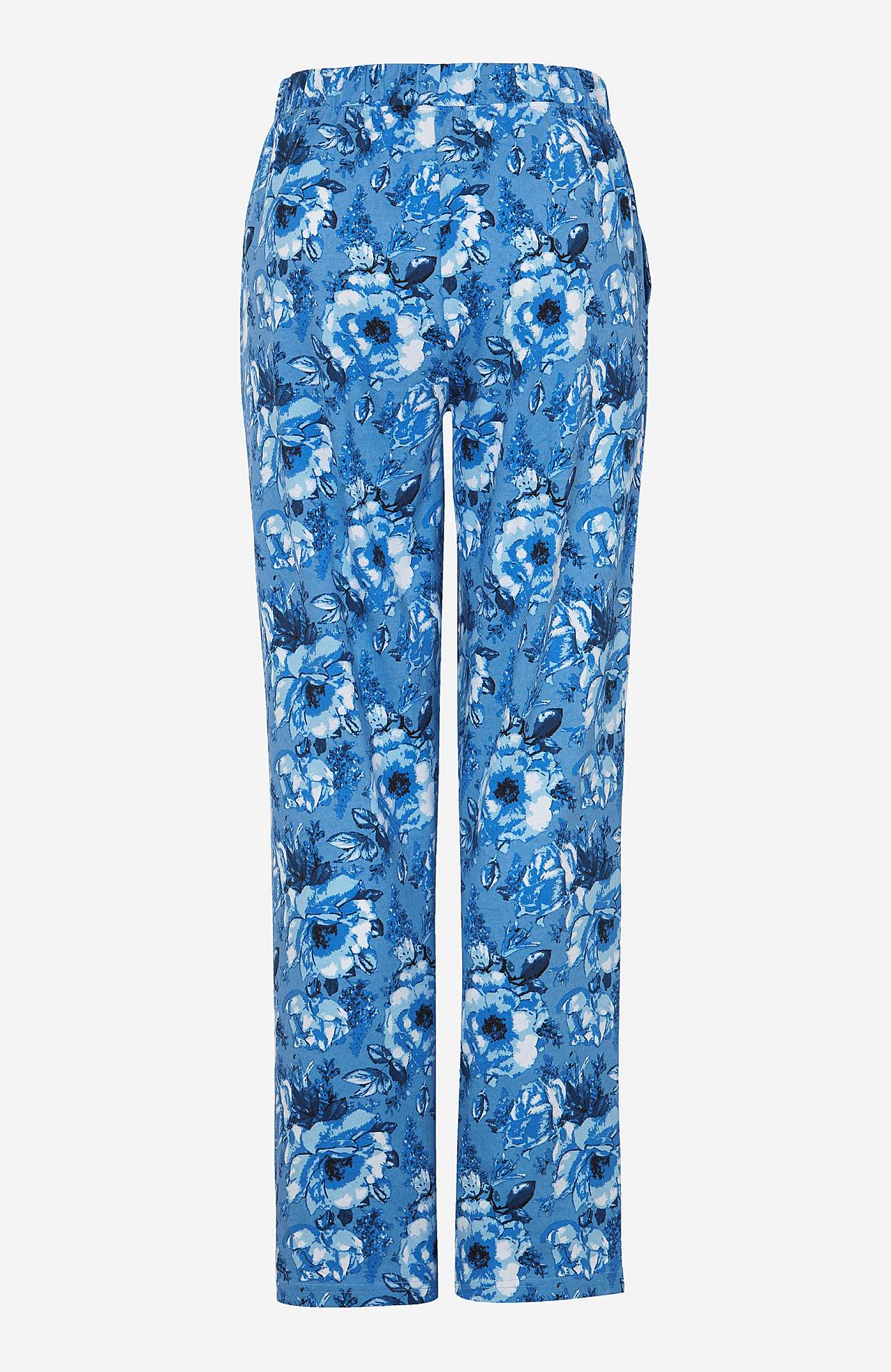 Pyjamas med et blomstermønster