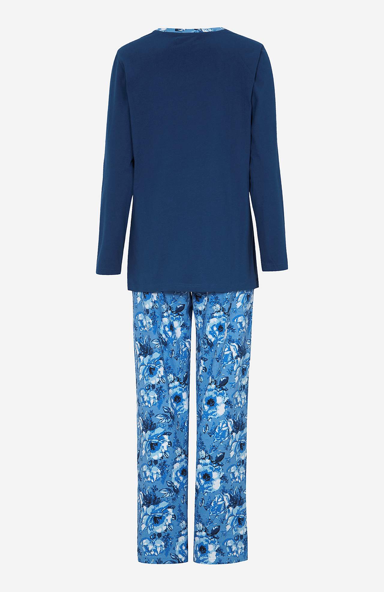 Pyjamas med et blomstermønster