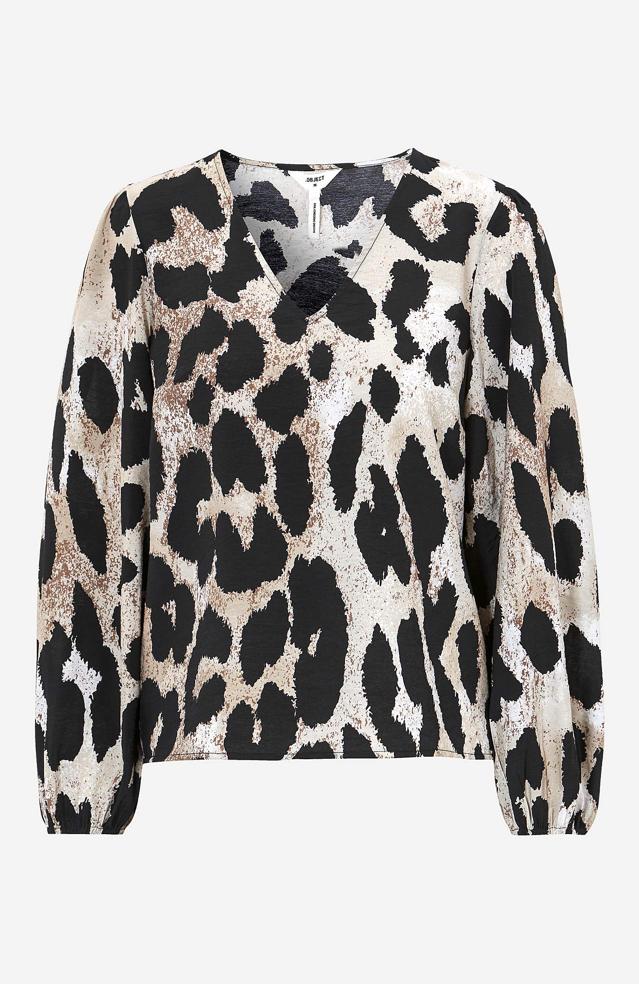 Mønstret bluse Leonora