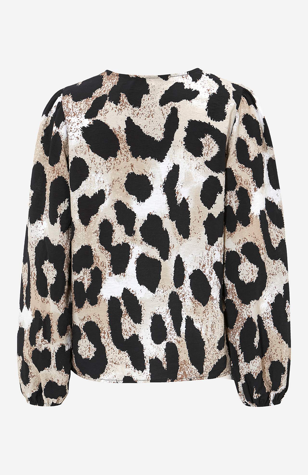 Mønstret bluse Leonora