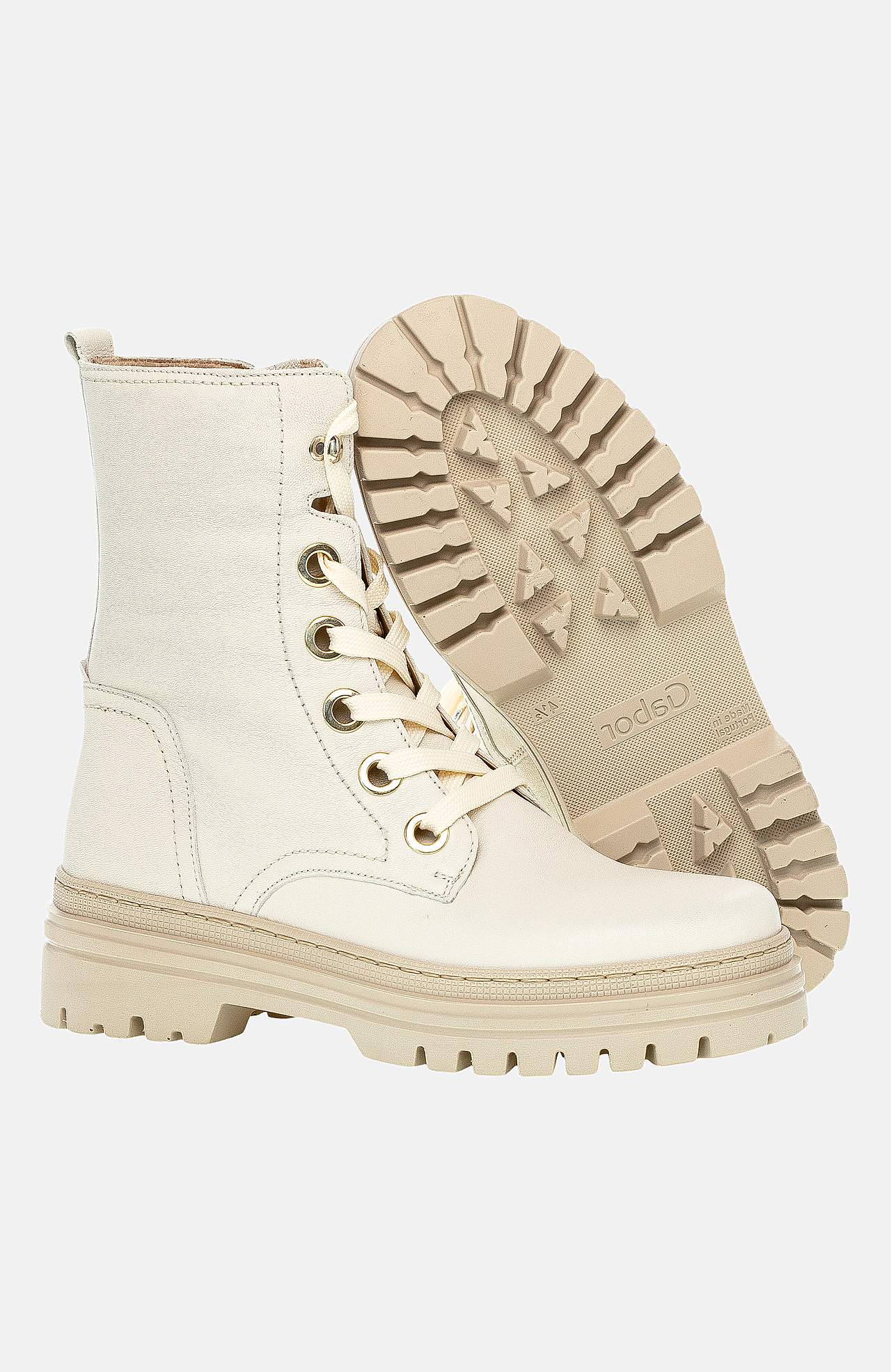 Moteriktig lærstøvel