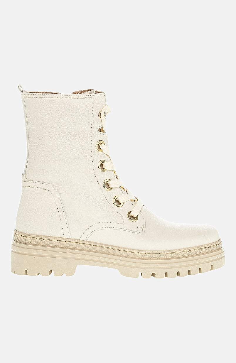 Moteriktig lærstøvel