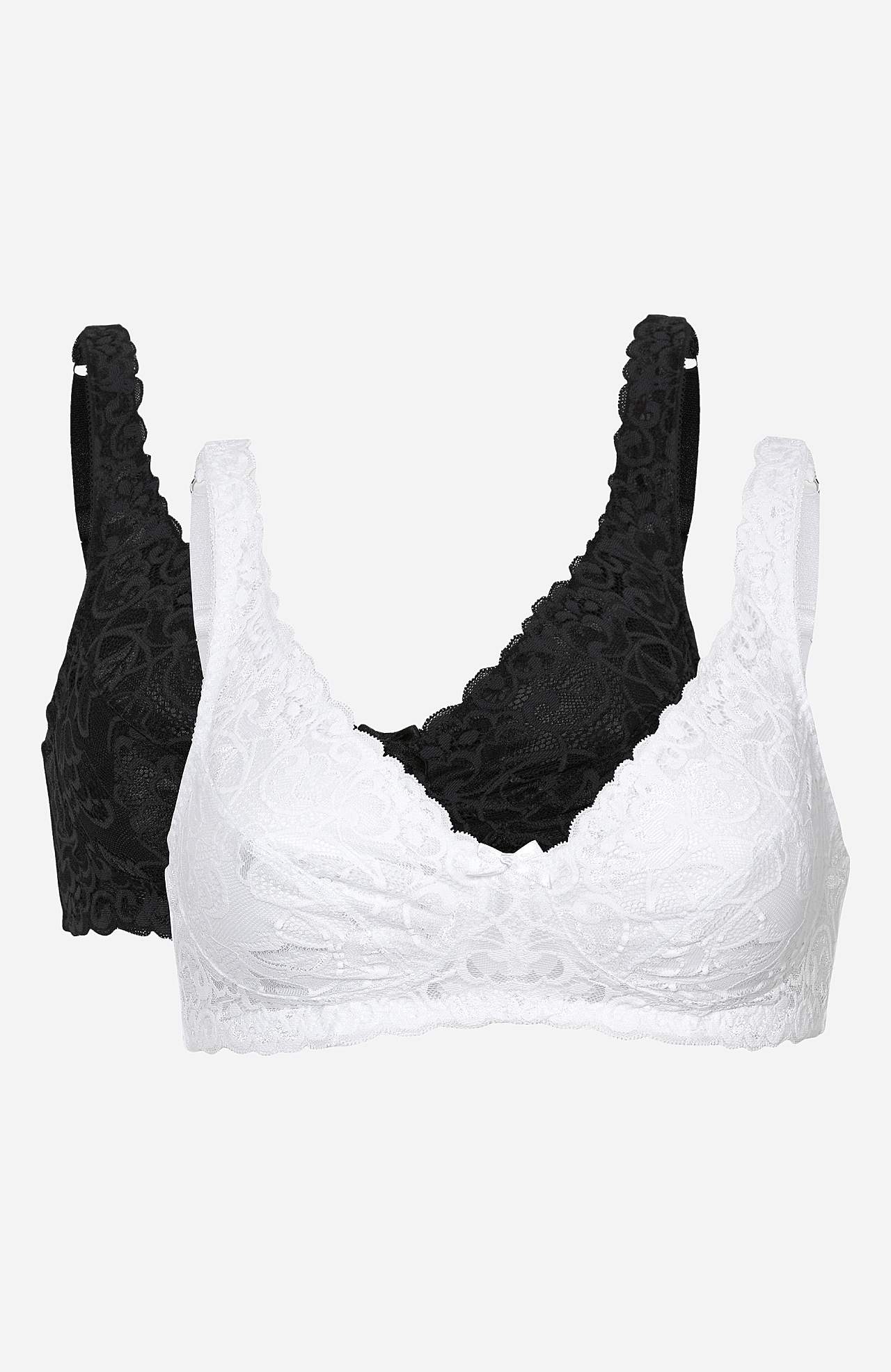 Blonde BH uten bøyle 2-pack