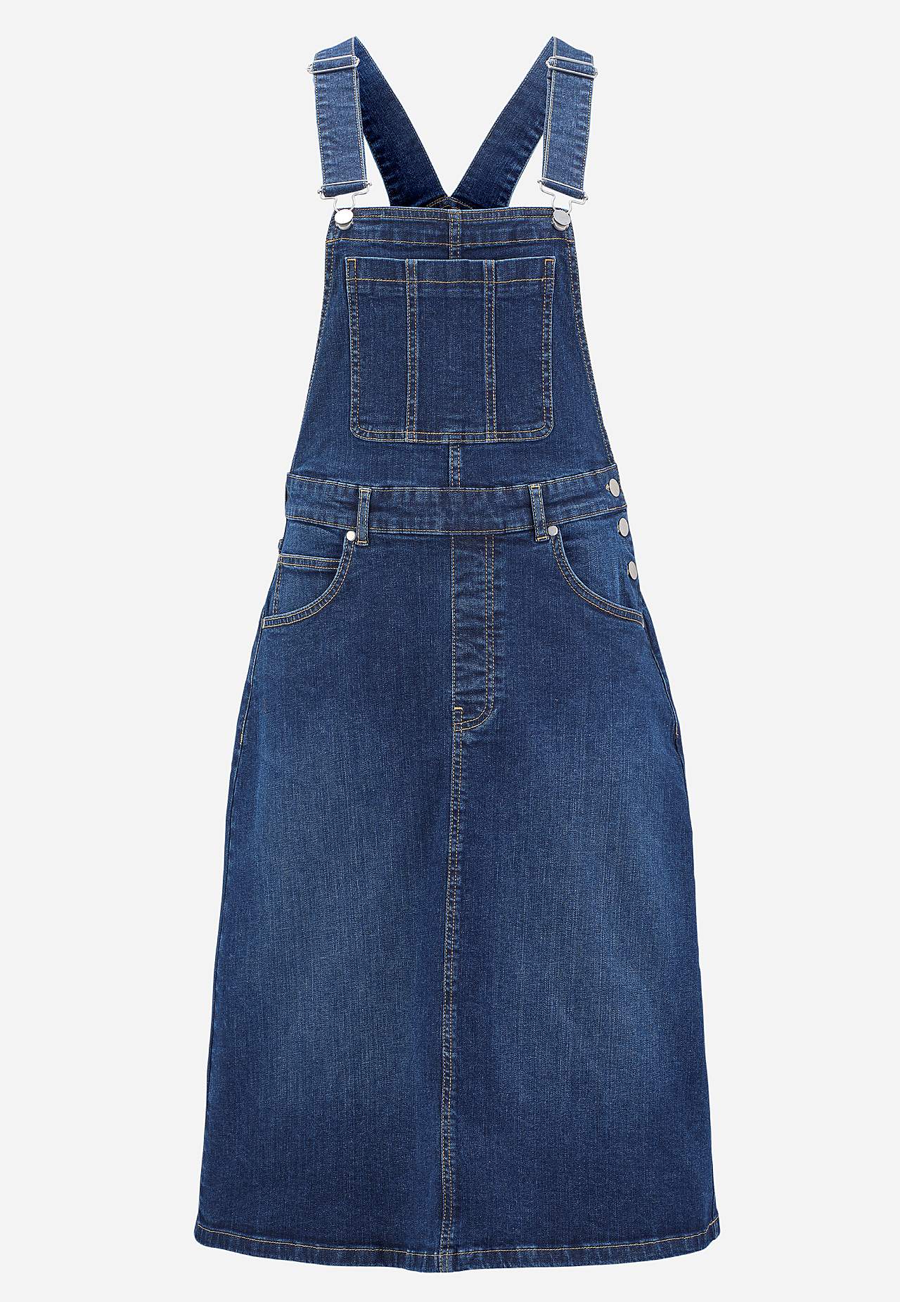 Dongerikjole i denim