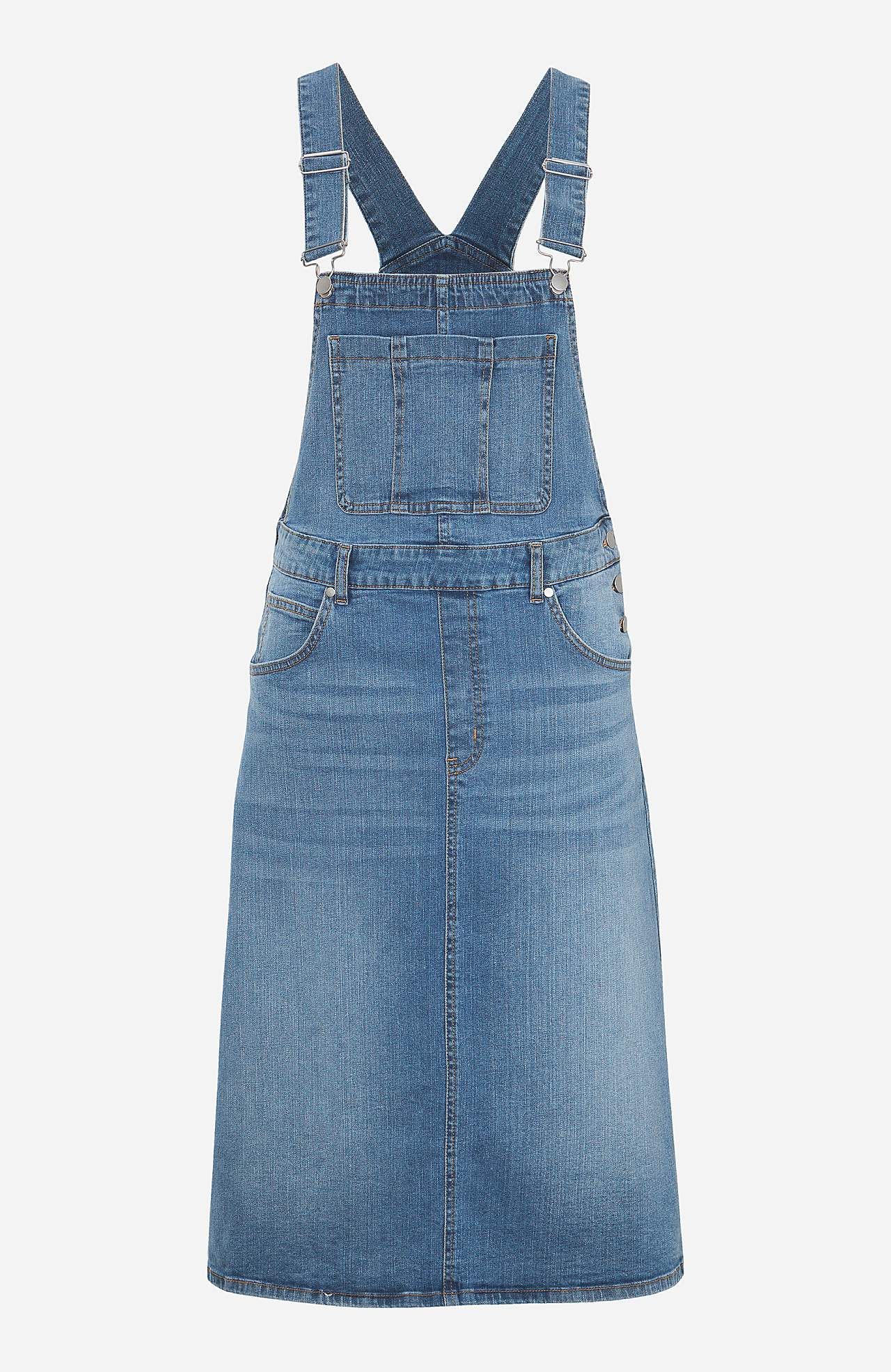 Dongerikjole i denim