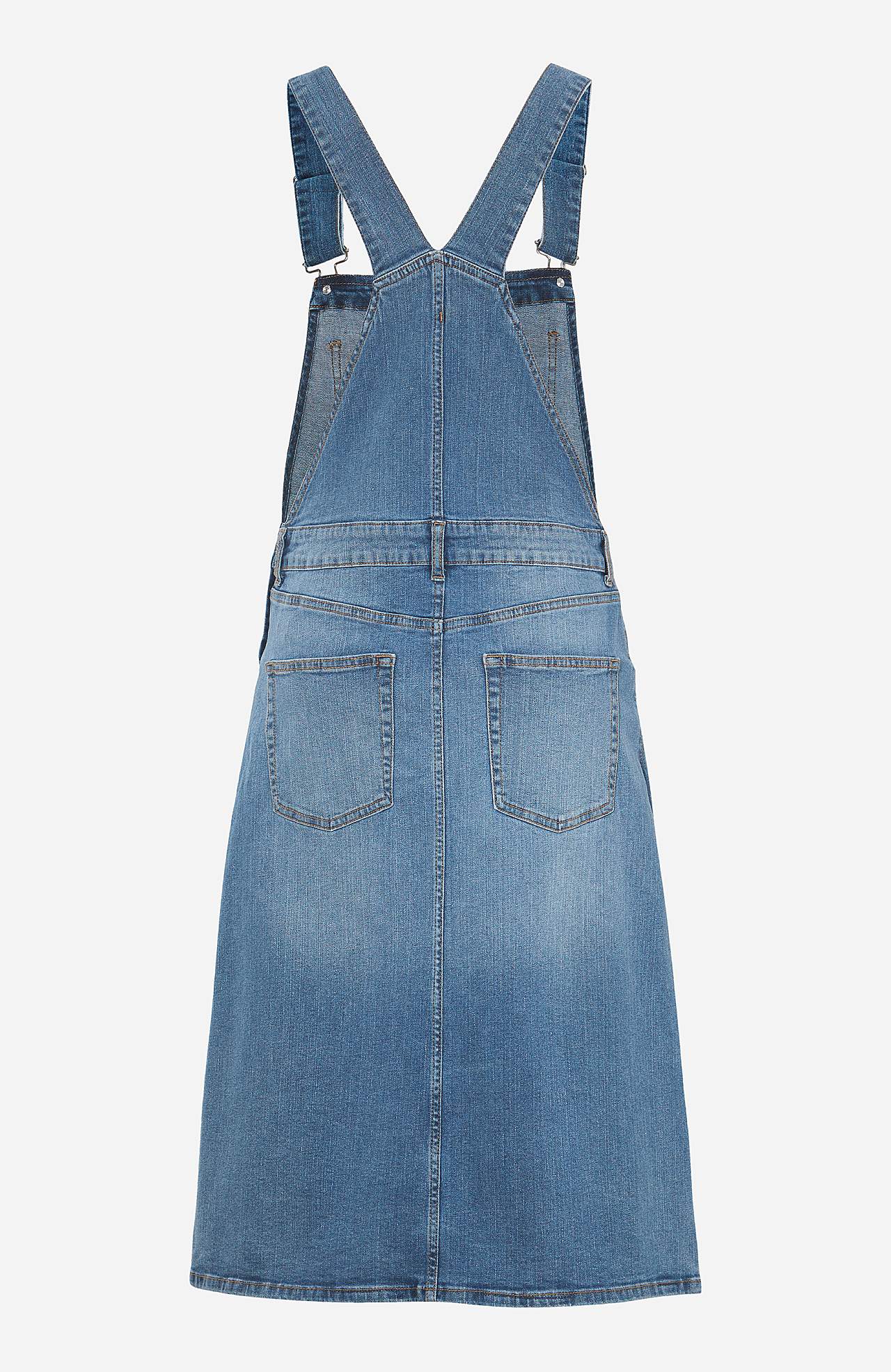 Dongerikjole i denim