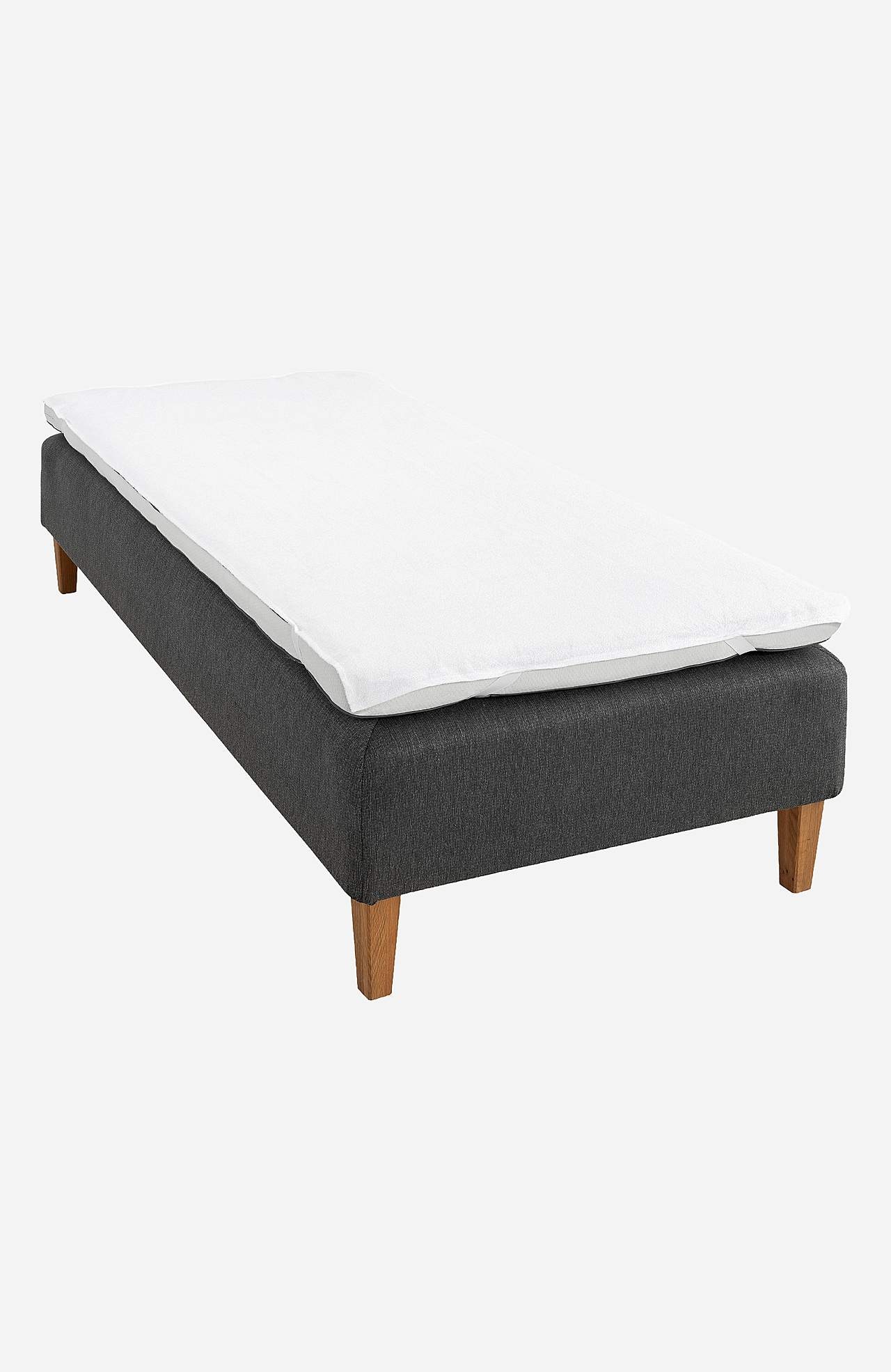 Madrassbeskyttelse i plastet frotté