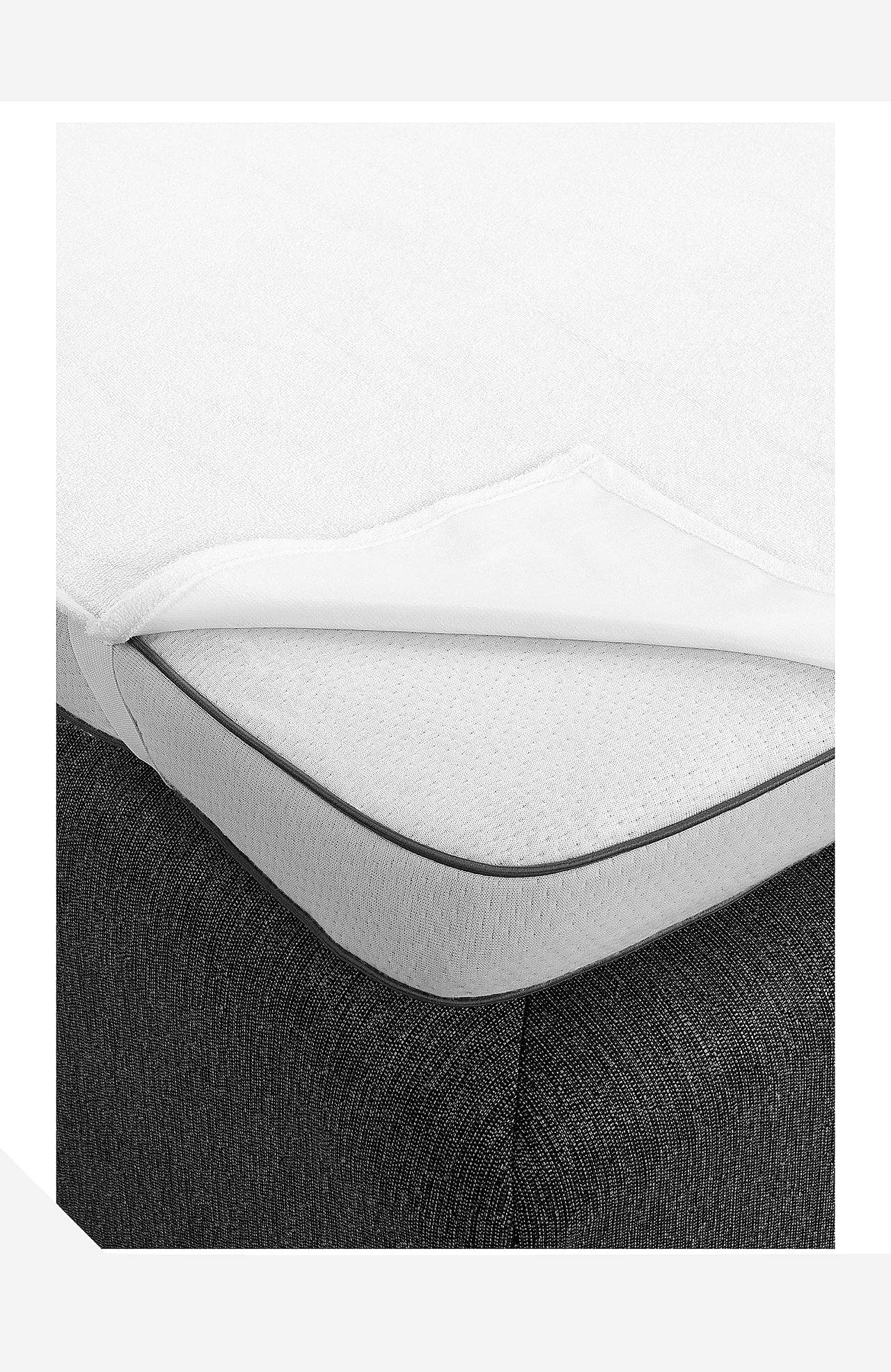 Madrassbeskyttelse i plastet frotté