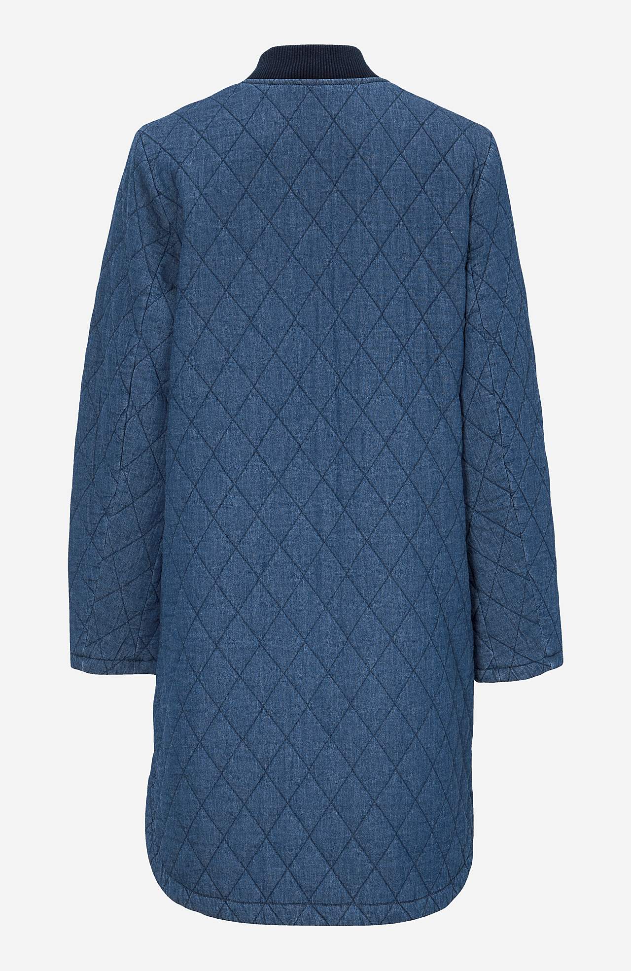 Vattert denimjakke