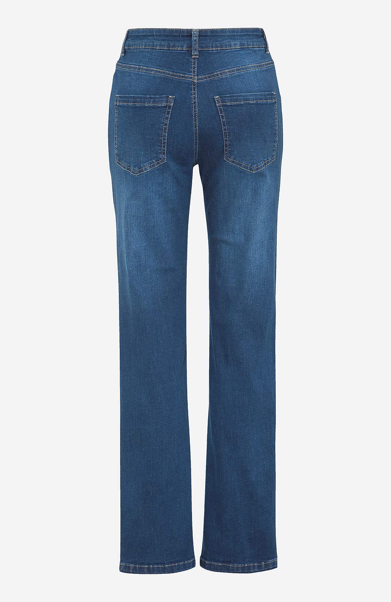 Stretchjeans med rette ben - tre lengder