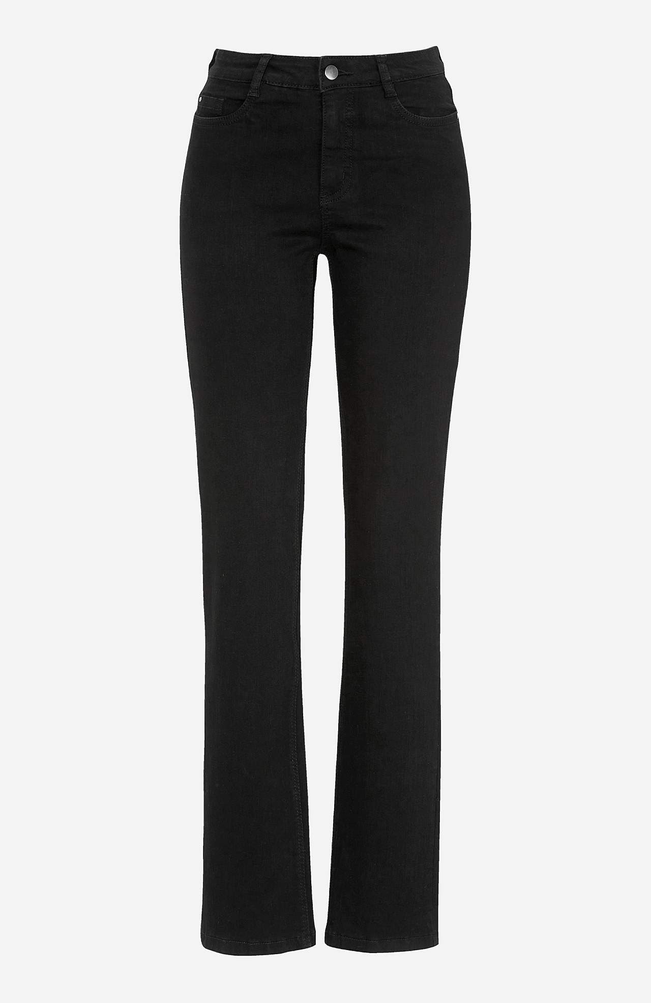 Stretchjeans med rette ben - tre lengder