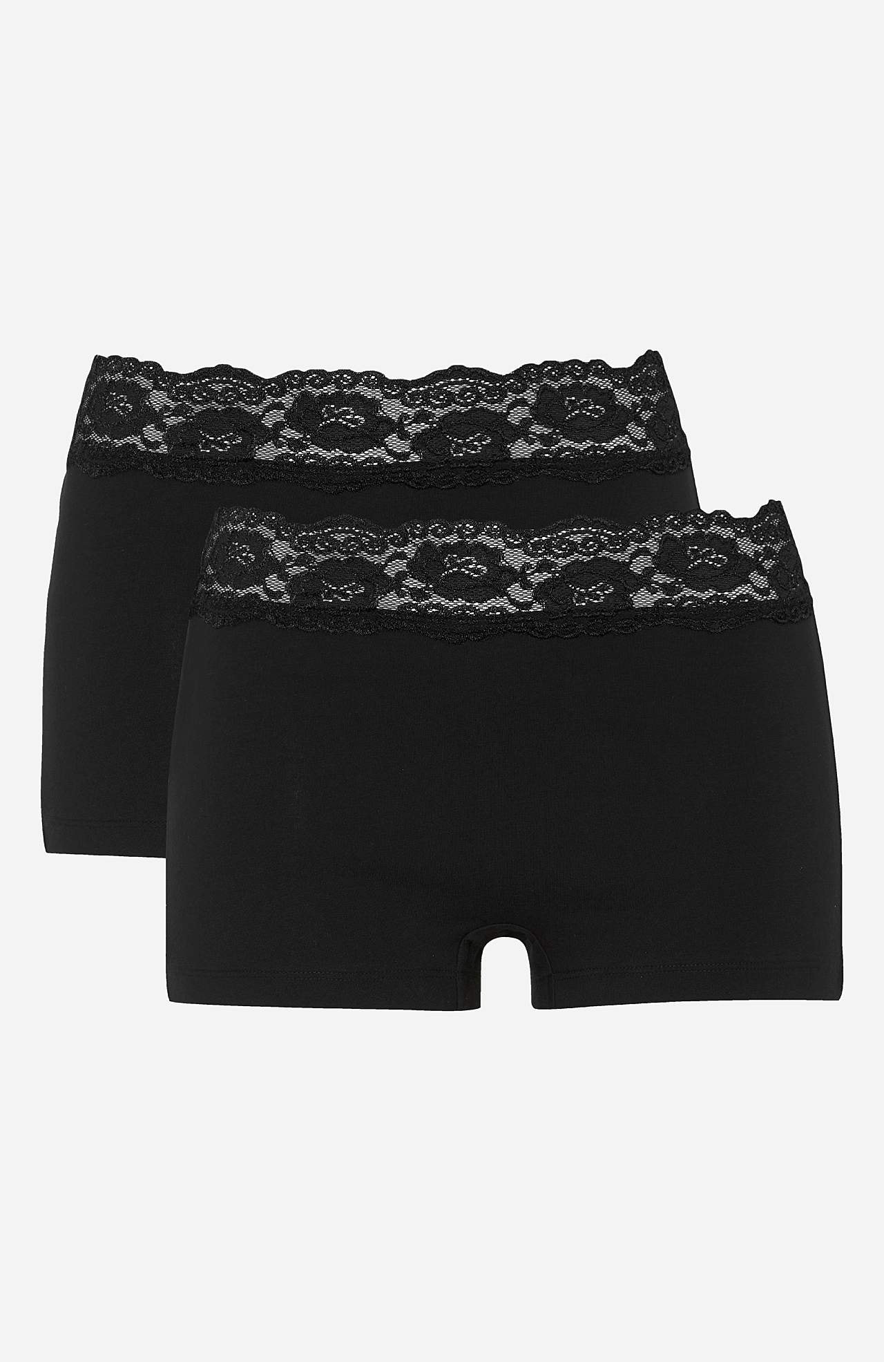 Boksertruse med blonder Julia 2-pack