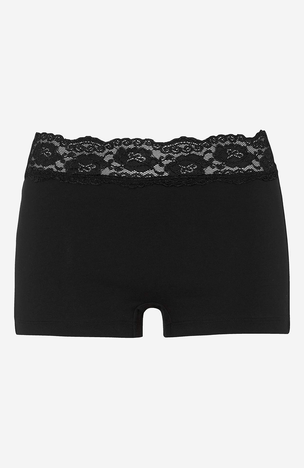 Boksertruse med blonder Julia 2-pack
