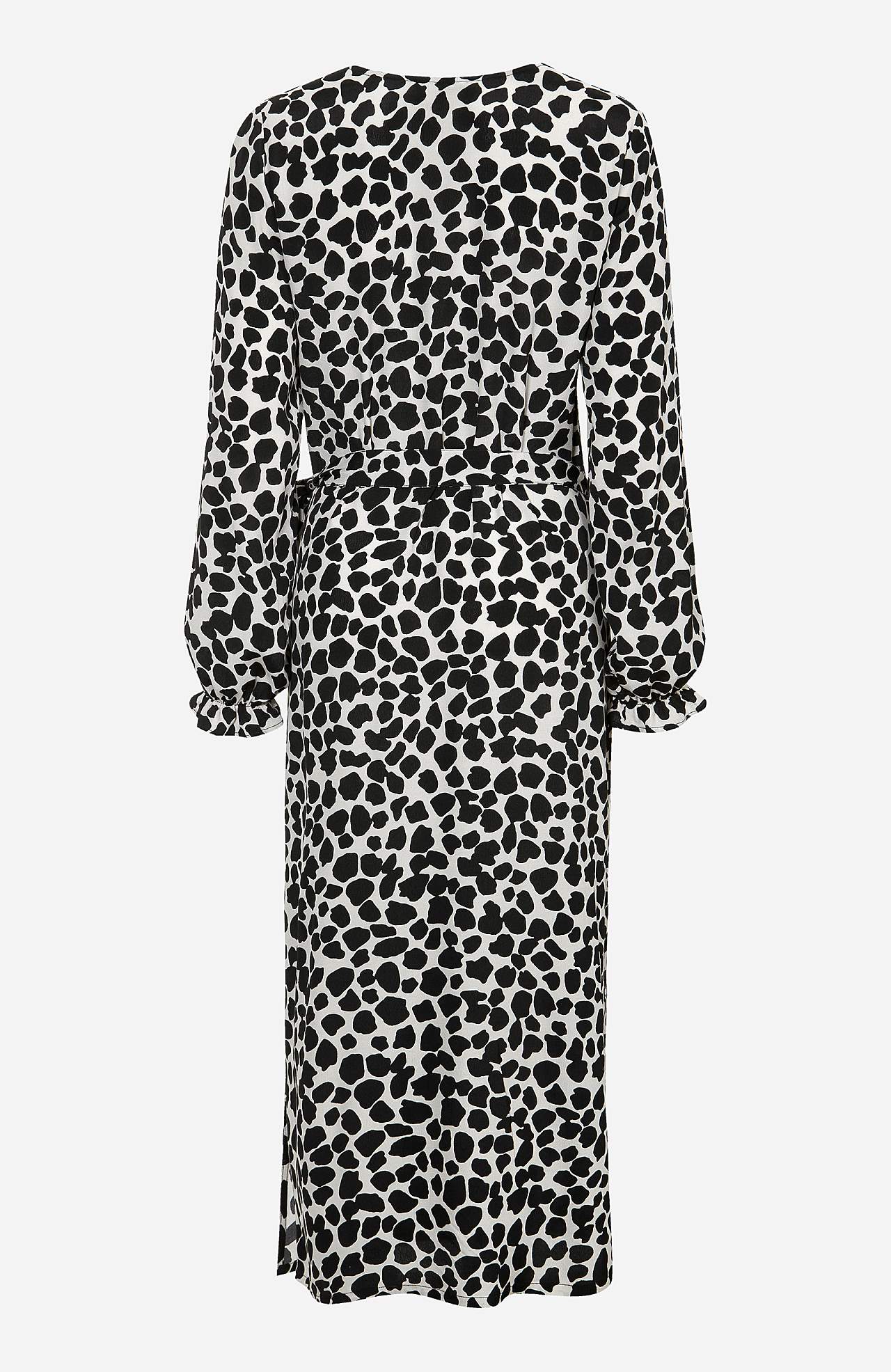 Mønstret omslagskjole