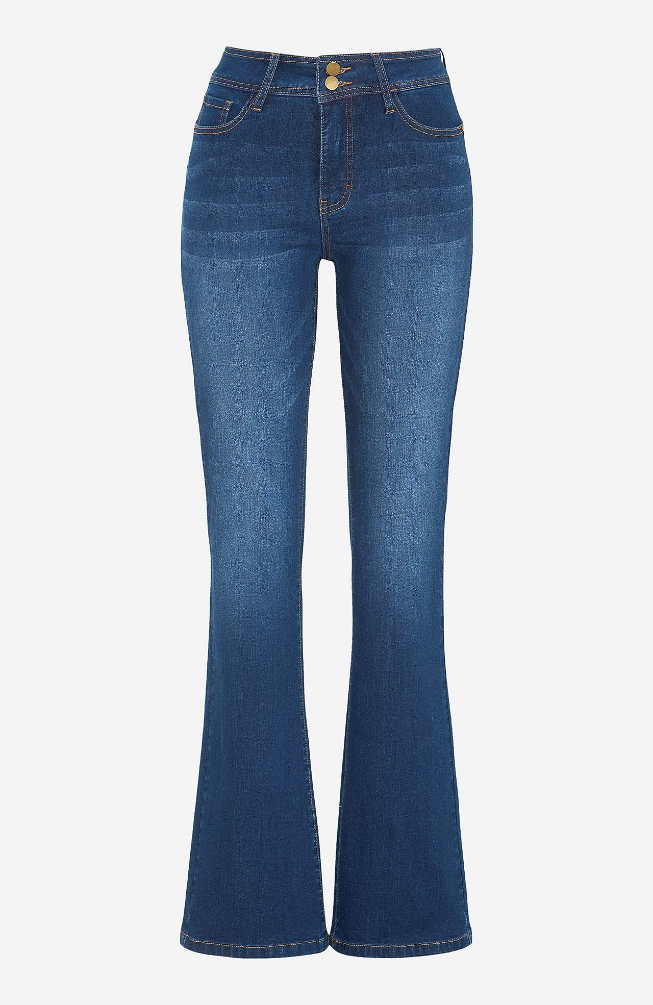 Superstretch shaping jeans med bootcut
