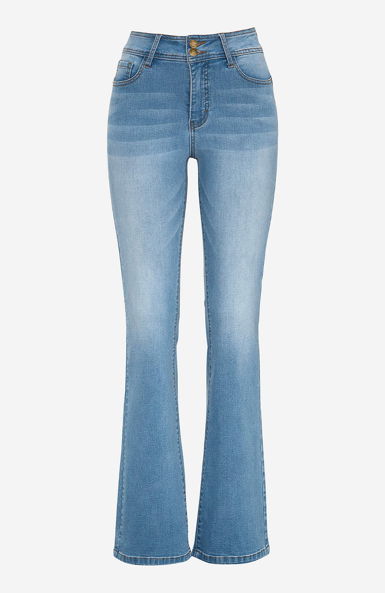 Superstretch shaping jeans med bootcut