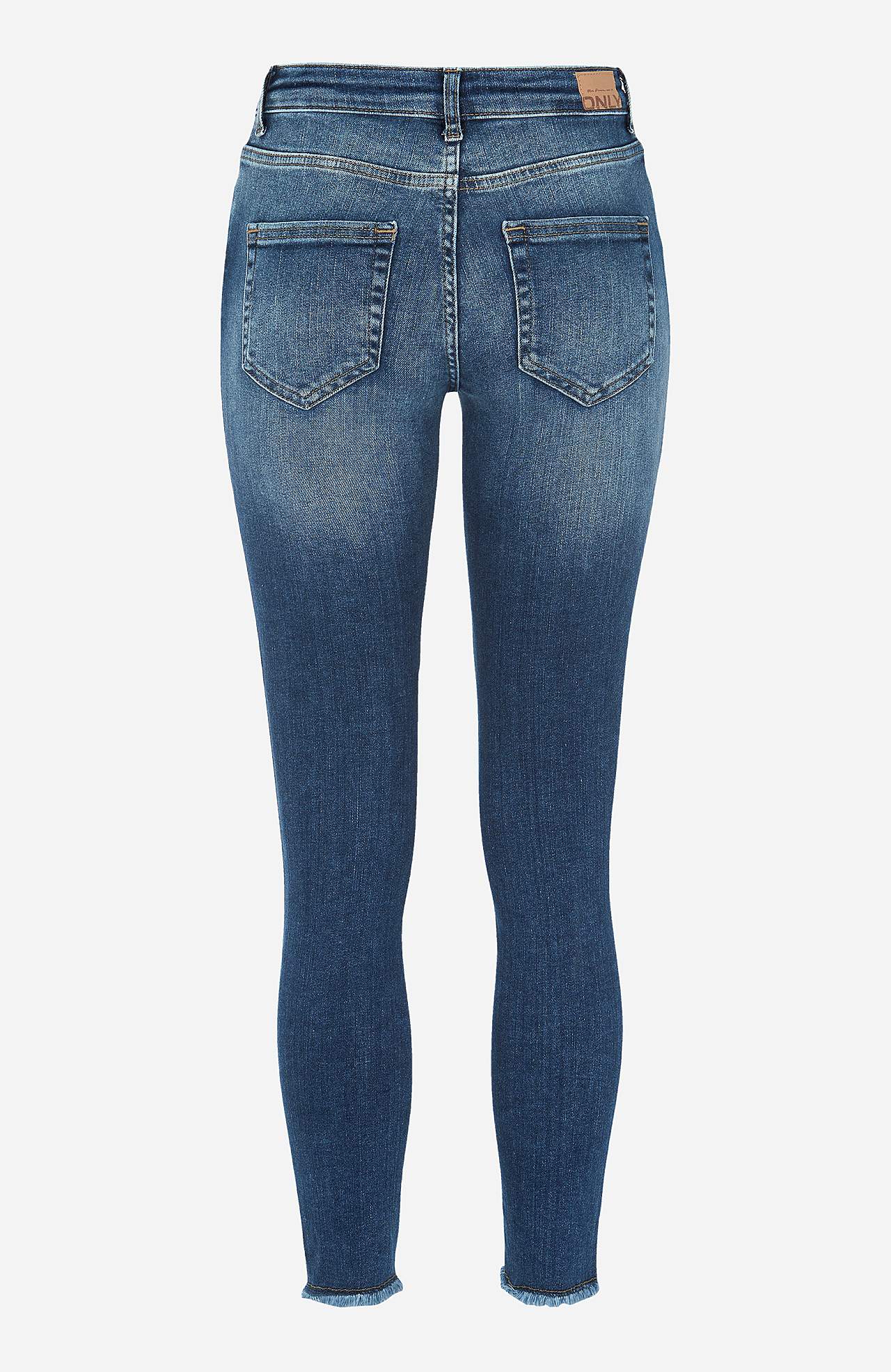 Superstretch ankeljeans med skinny fit