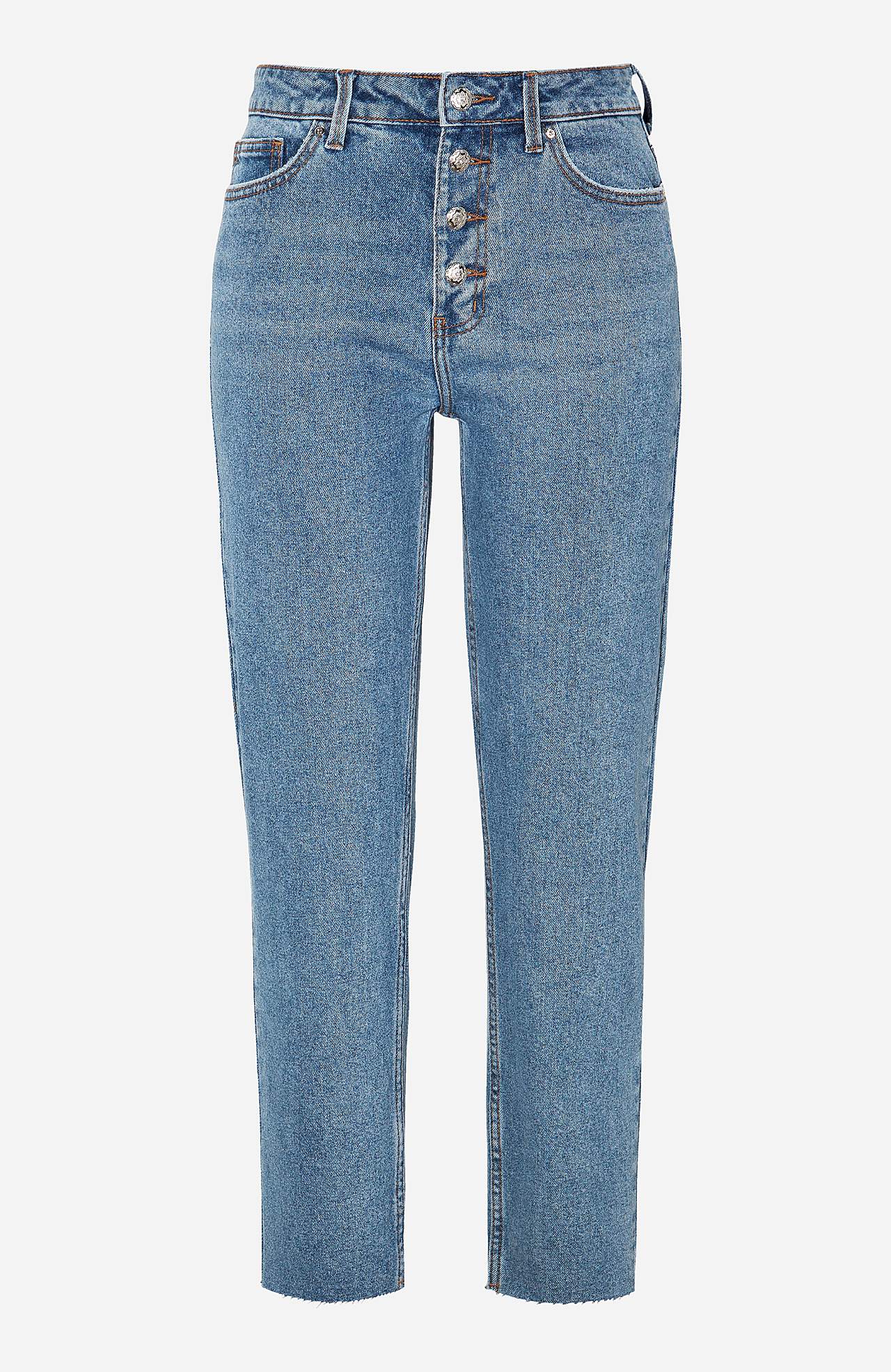Komfortable jeans med høy midje Emily Button