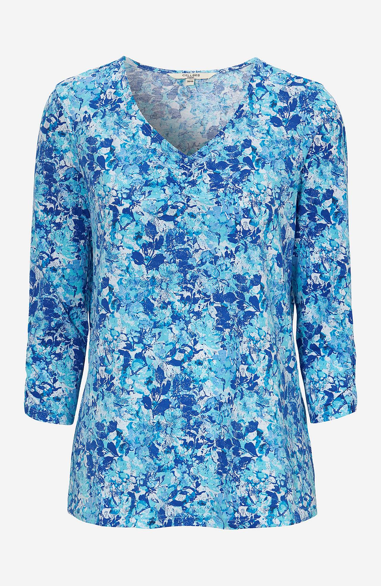 Blomstret jerseytopp Agatha