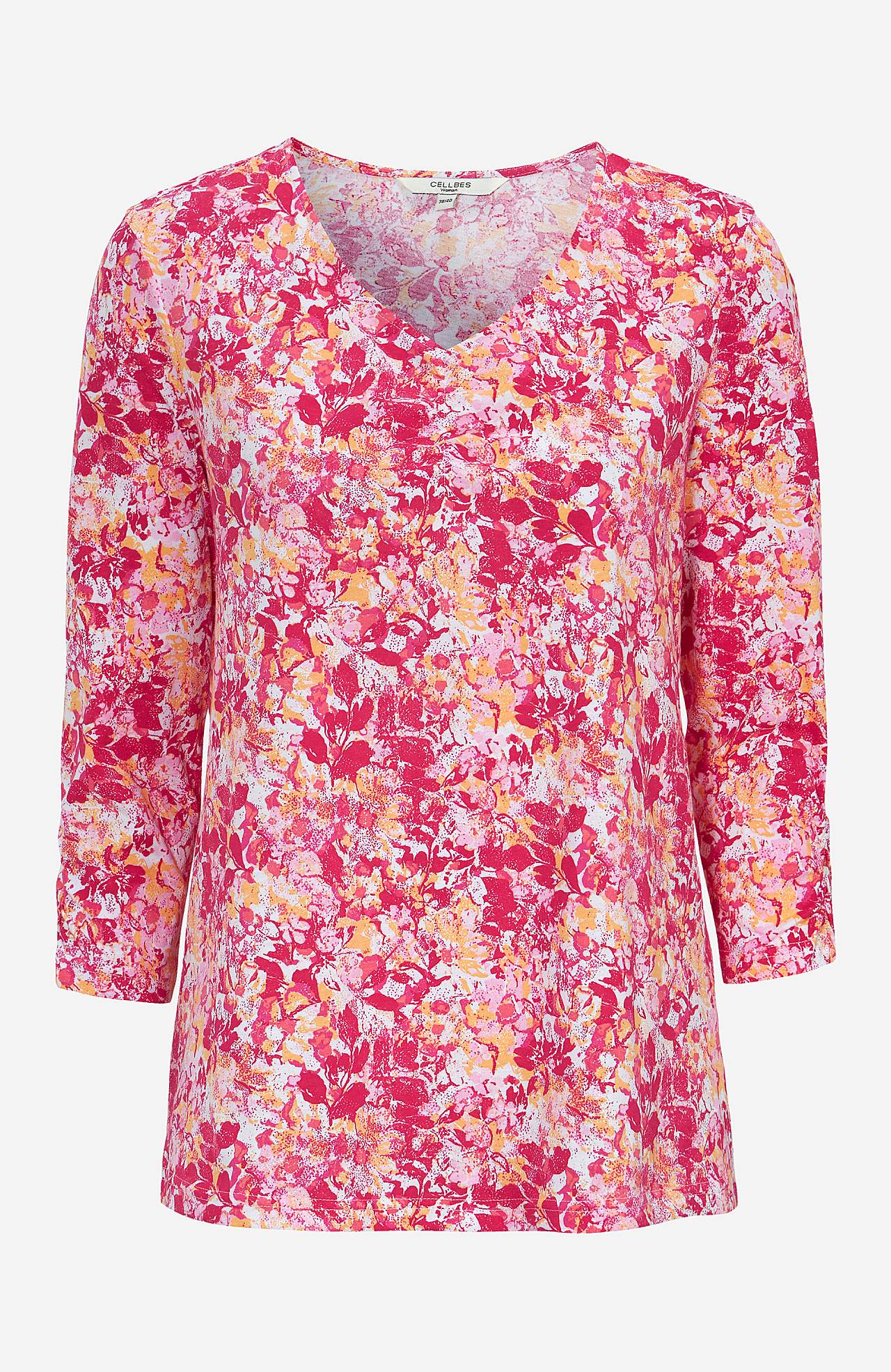 Blomstret jerseytopp Agatha