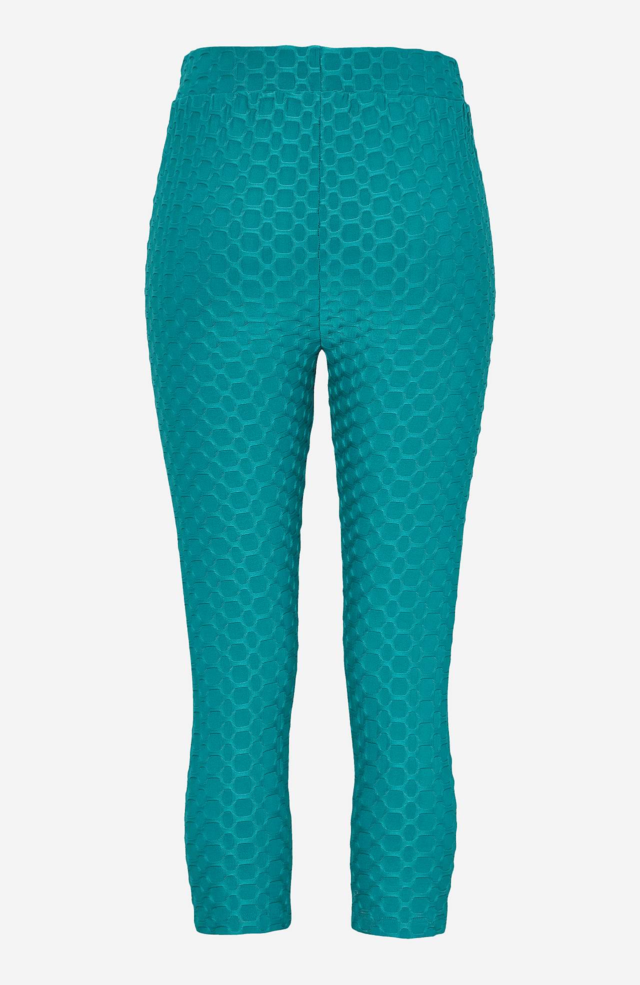 Caprileggings med strukturmønster