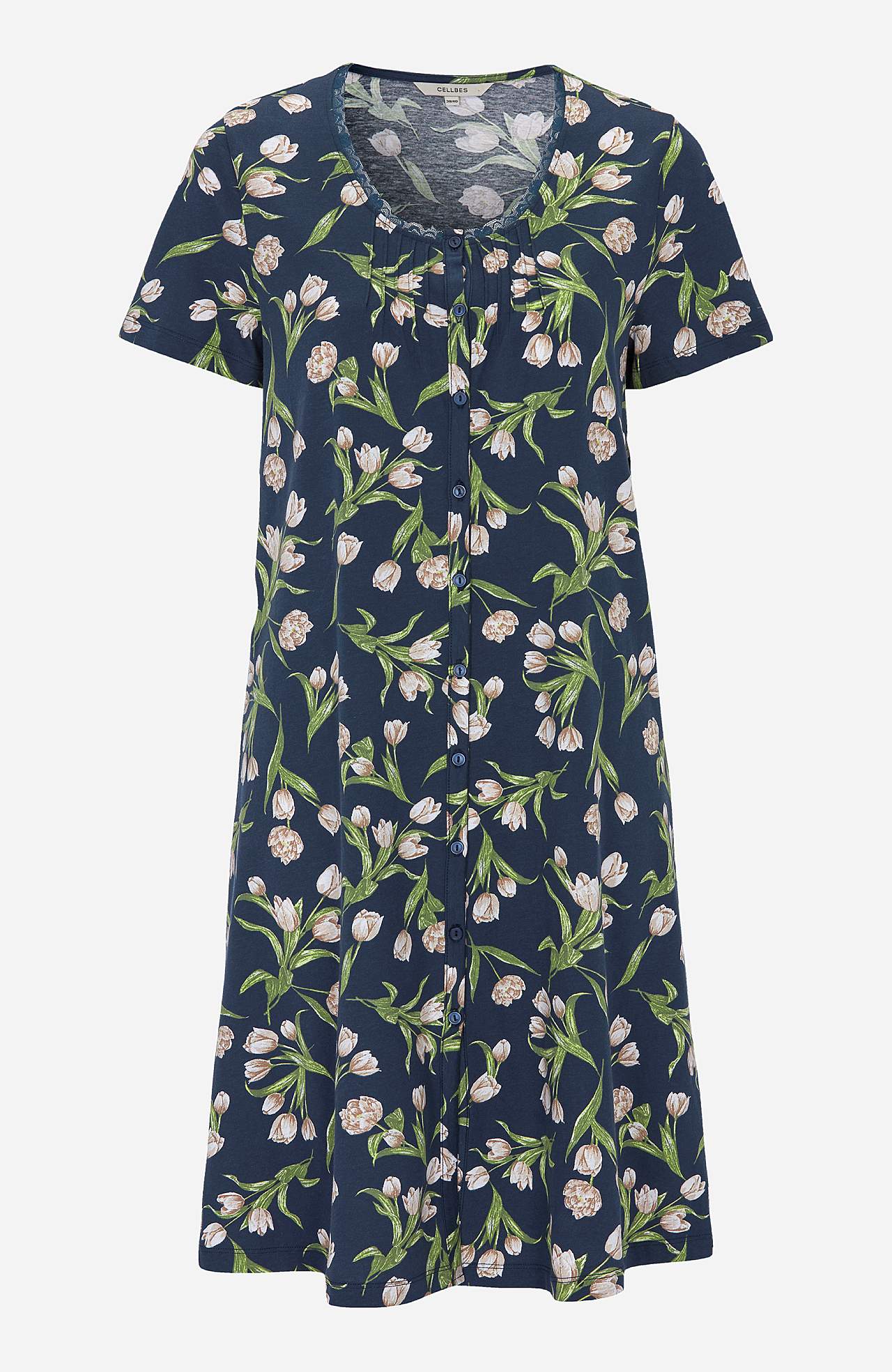 Blomstret nattkjole Hulda