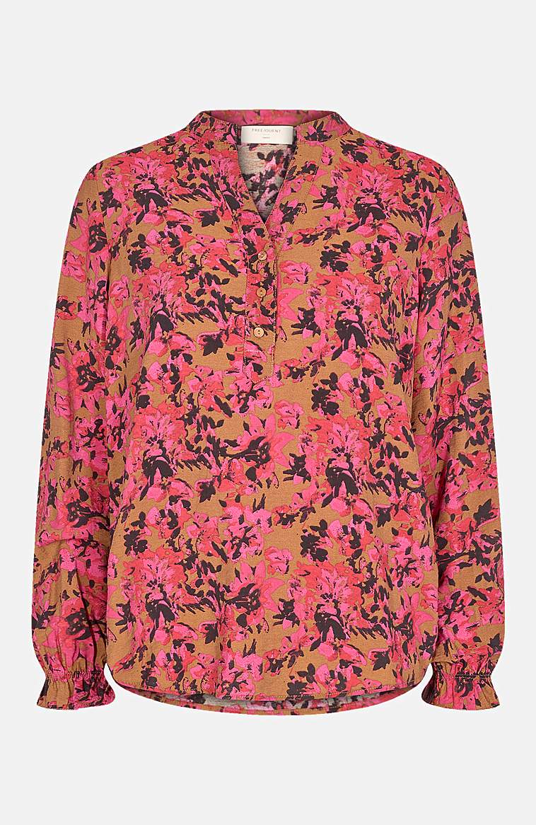 Mønstret bluse Adriane