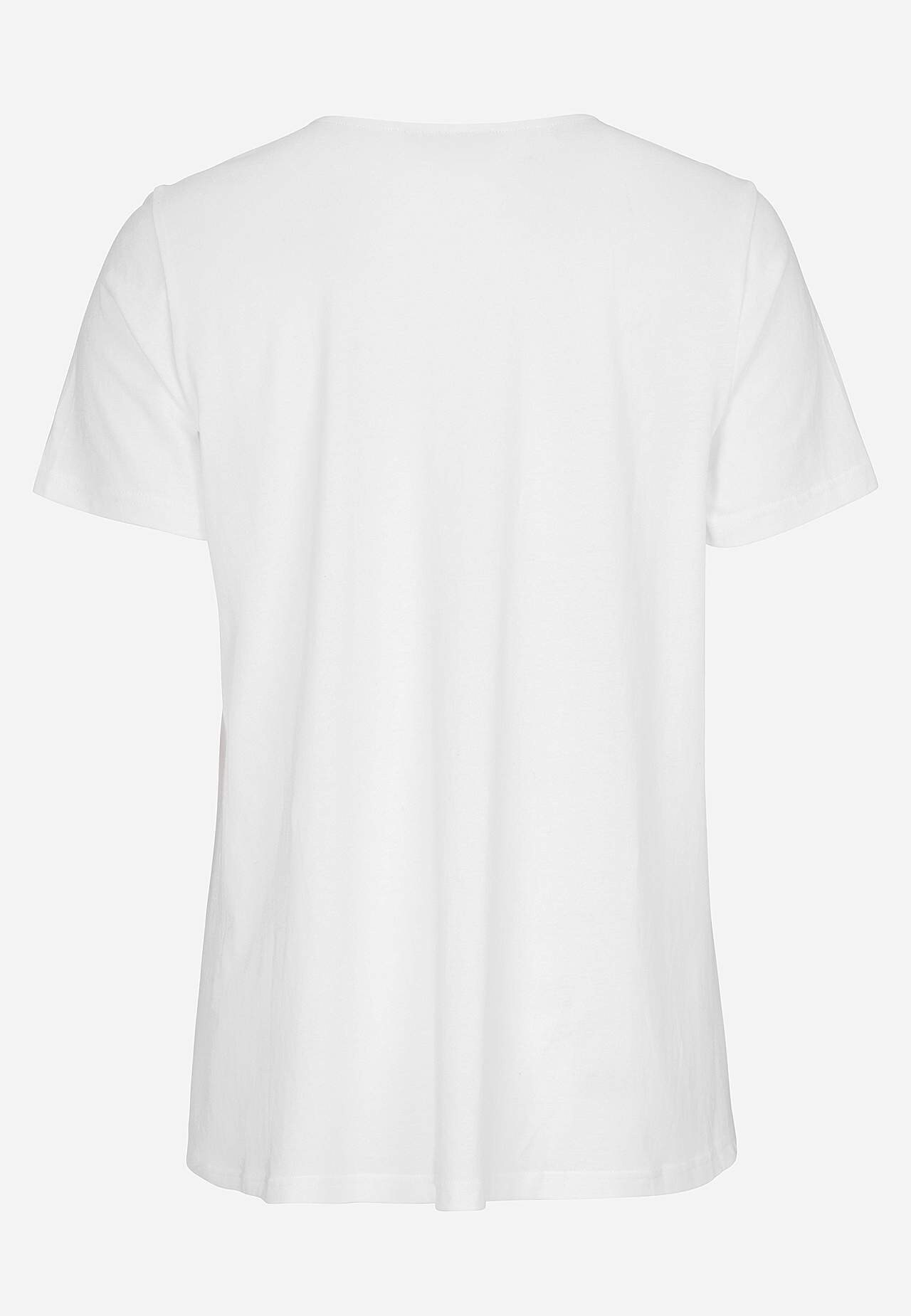 V-halset jerseytopp