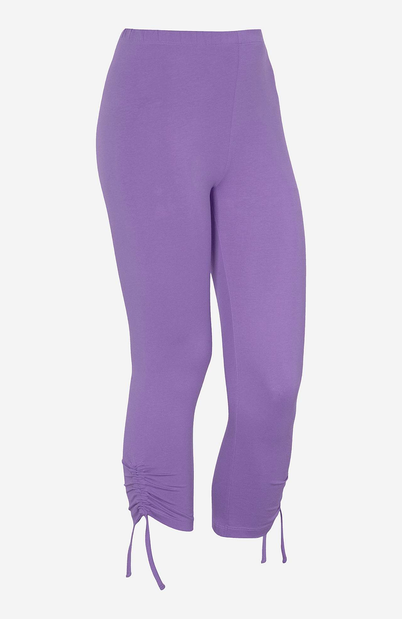 Caprileggings med snøring ved benenden Astrid 2-pack