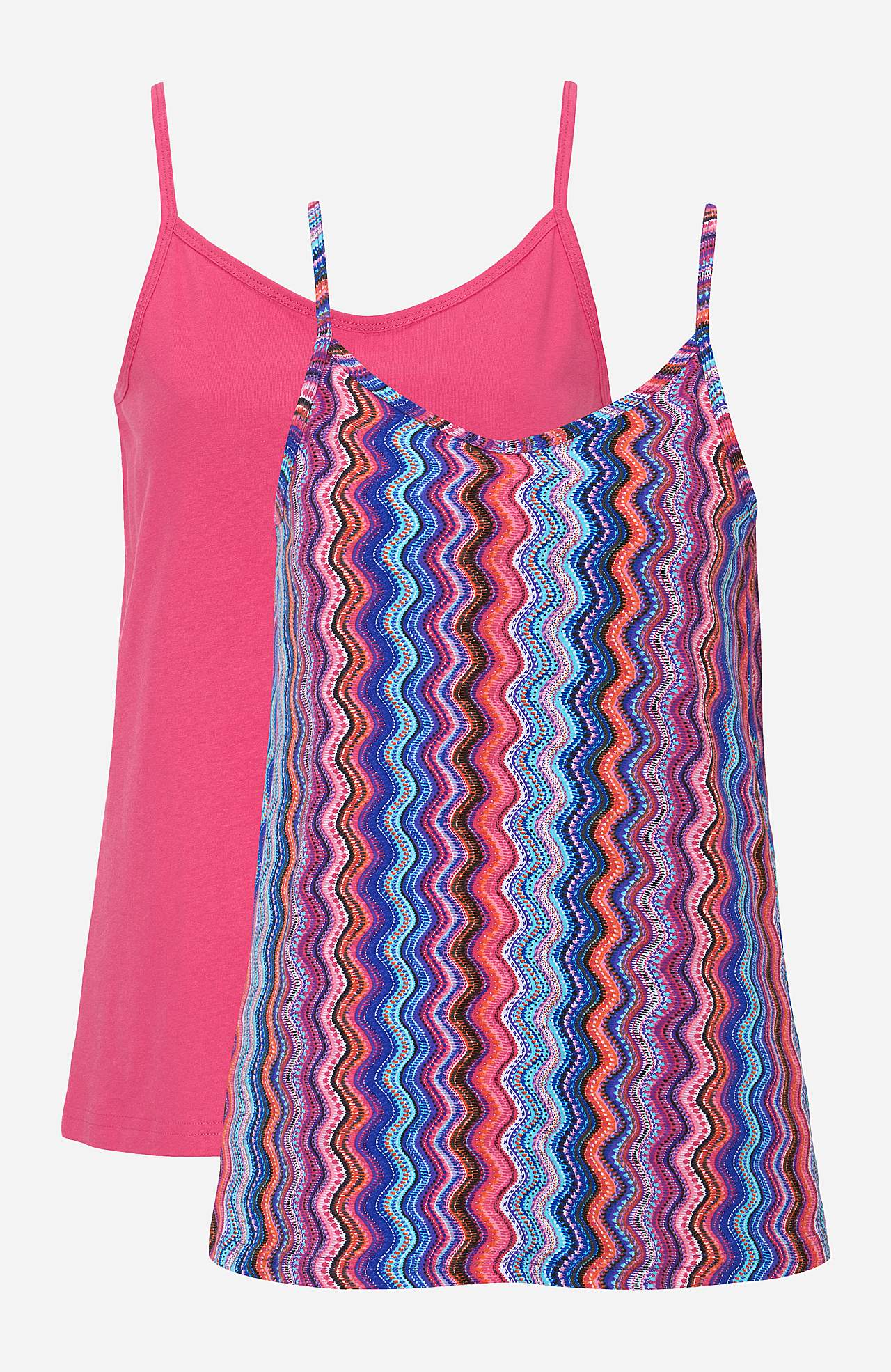 Singleter i bomull Matilda 2-pack