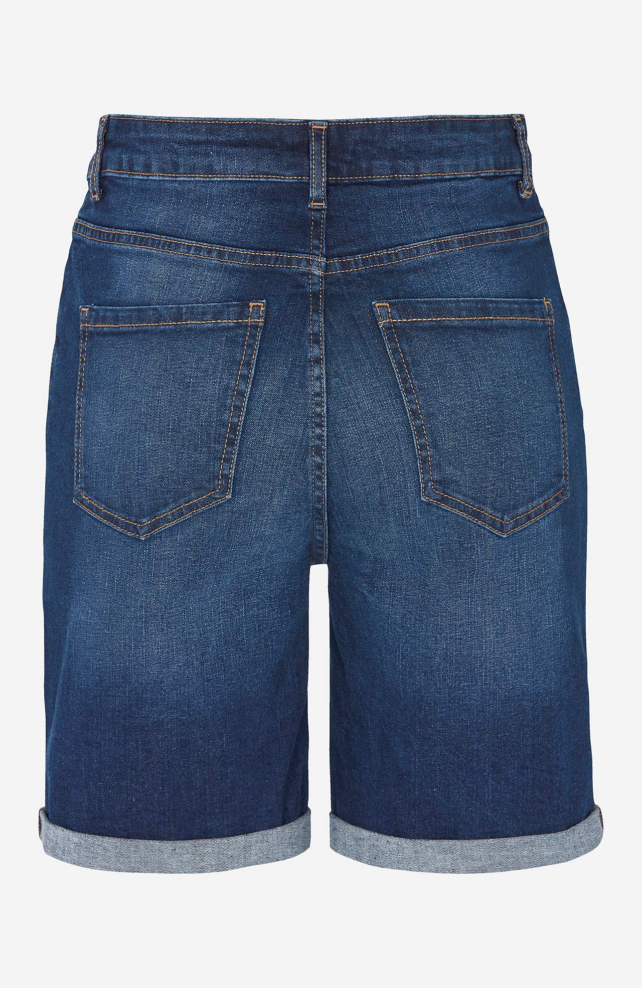 Jeans-shorts med komfortabel stretch