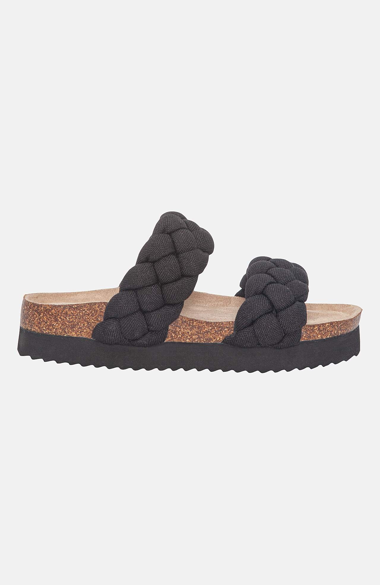 Sandaler med flettete stropper