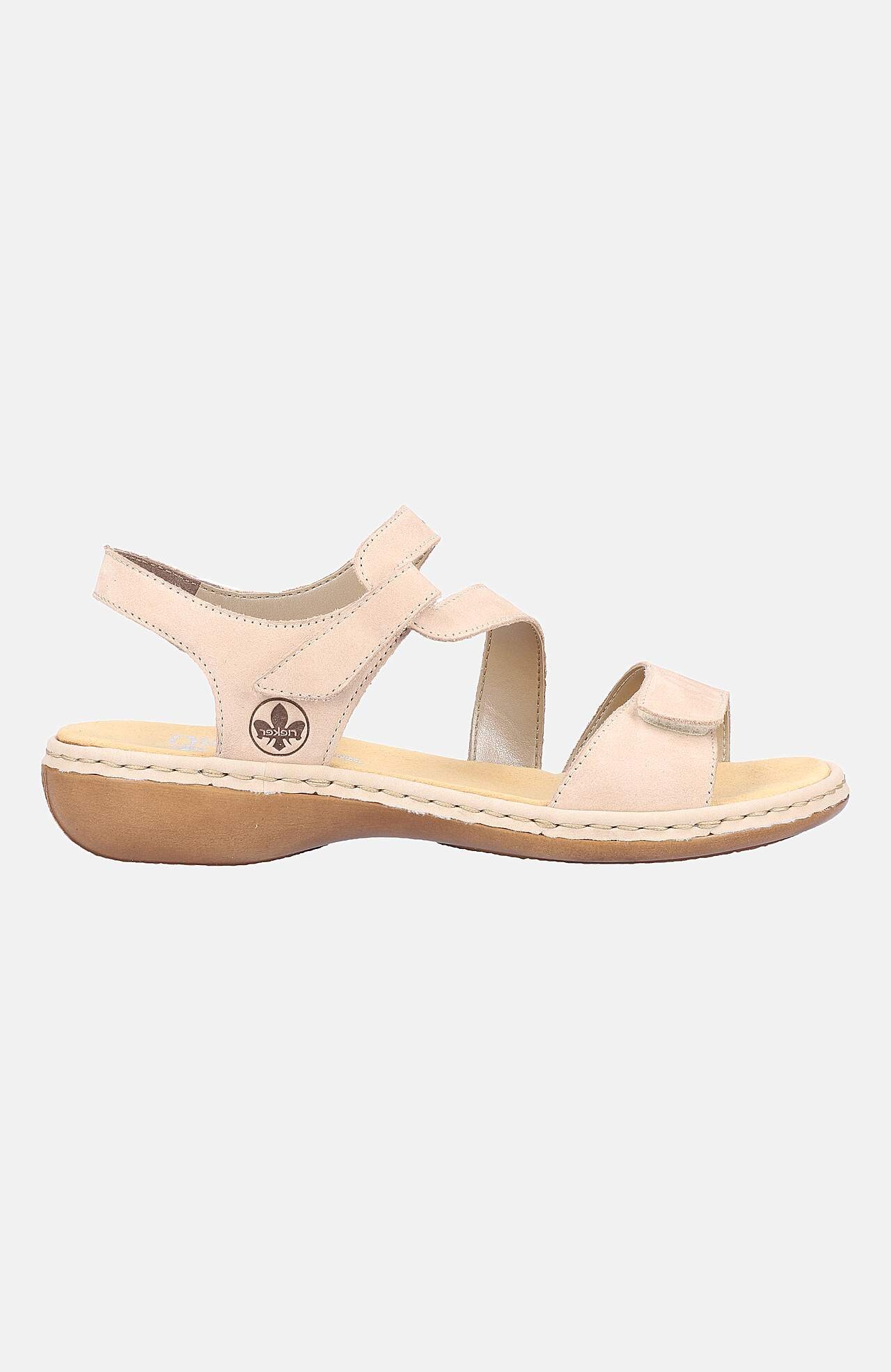 Skinnsandal med justerbare stropper