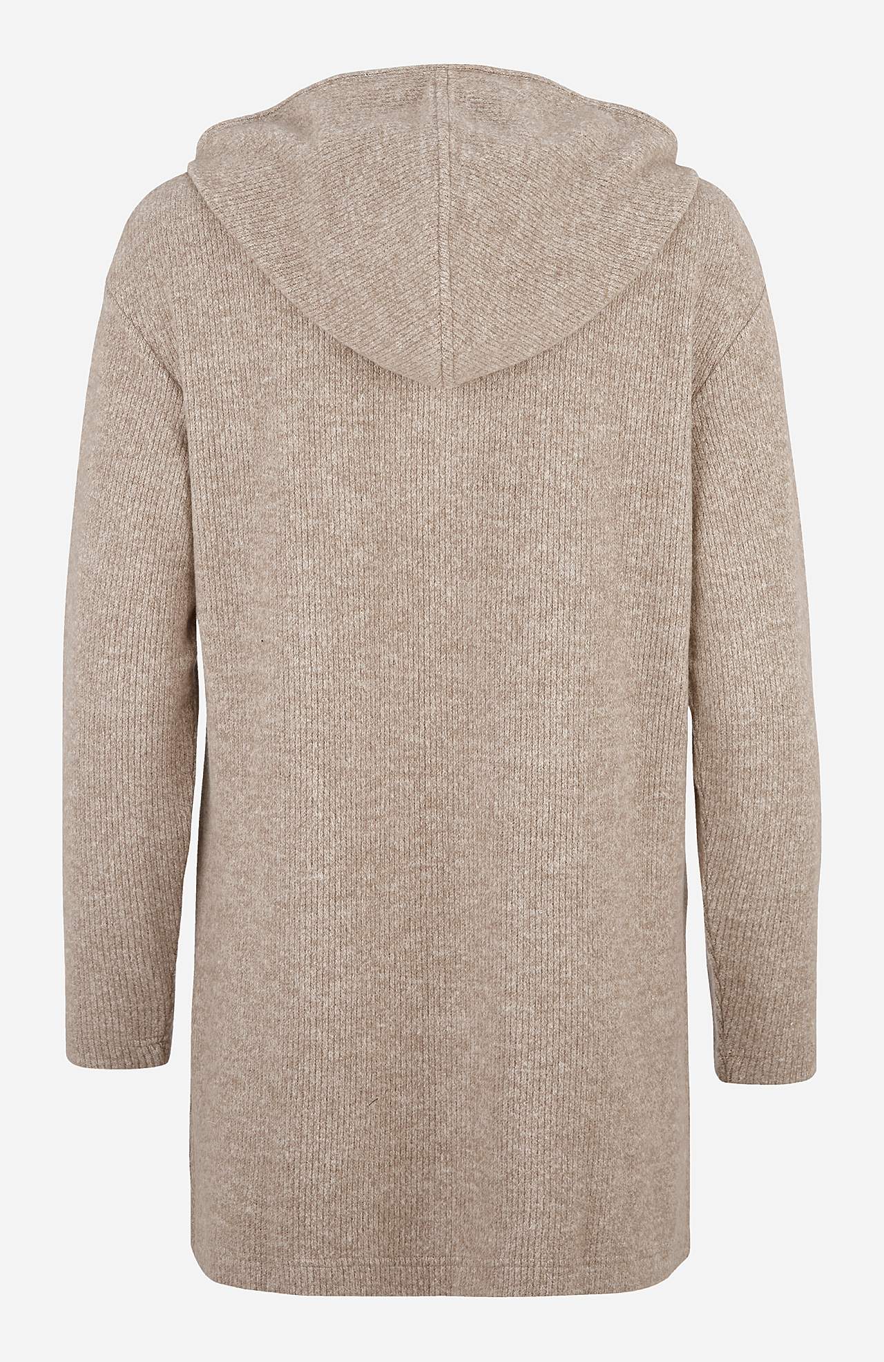 Supermyk lang cardigan med lommer