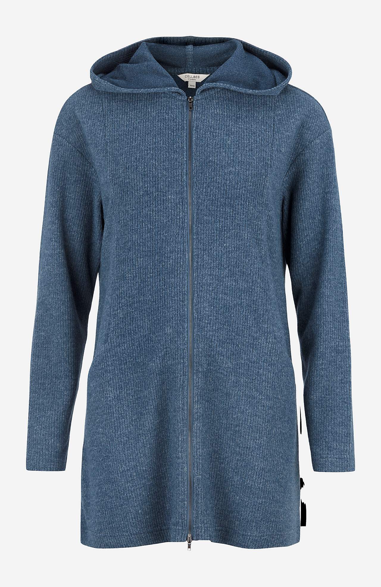 Supermyk lang cardigan med lommer