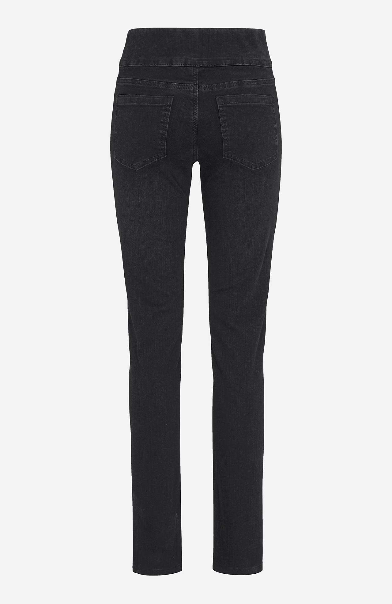 Stretchy jeggings med rhinestone-detaljer