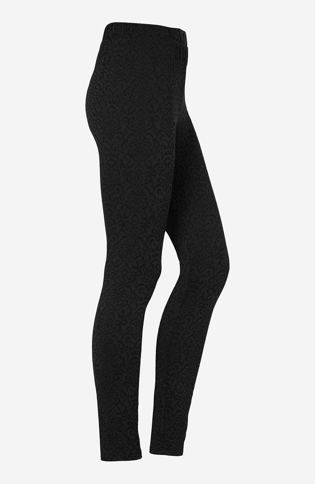 Leggings med strukturmønster