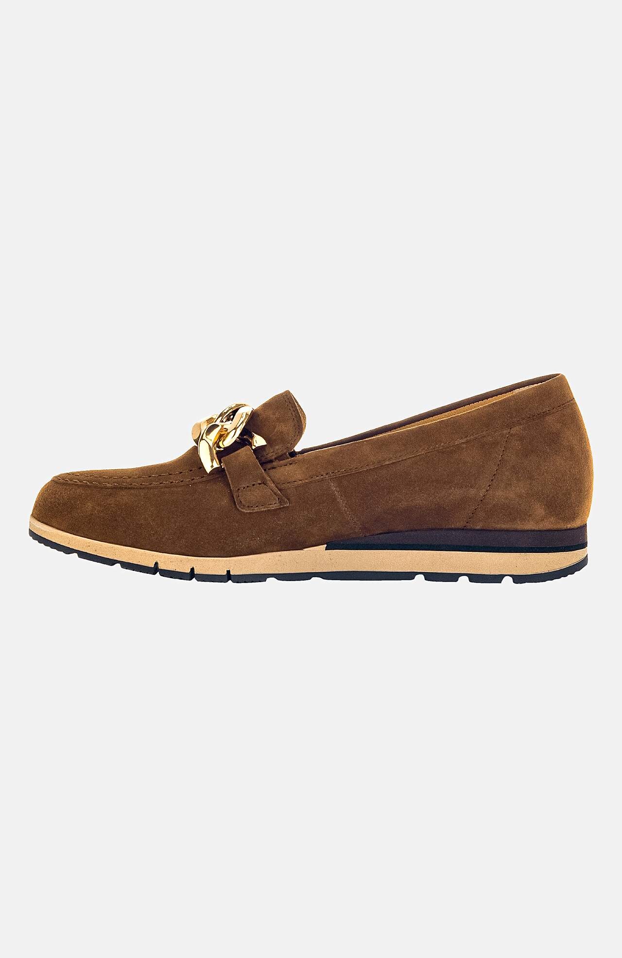Aurlandsko med kjededetalj og en slip on