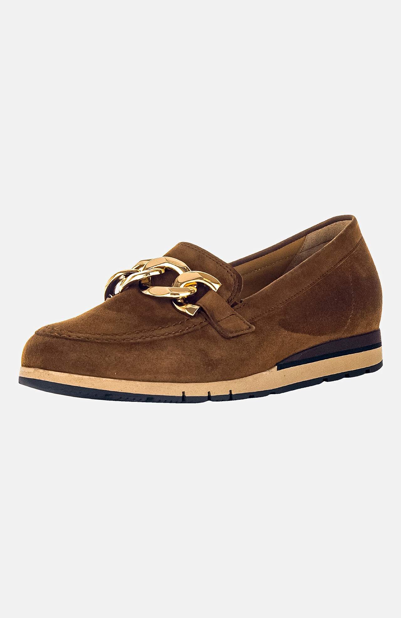Aurlandsko med kjededetalj og en slip on