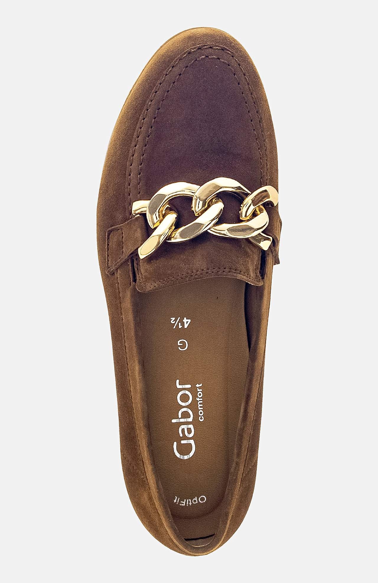 Aurlandsko med kjededetalj og en slip on