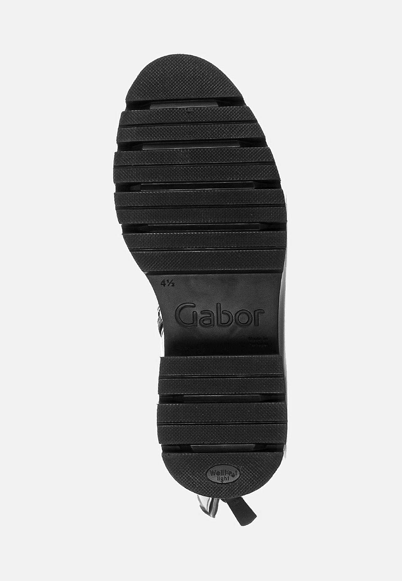 Lærstøvel med justerbar skaftvidde