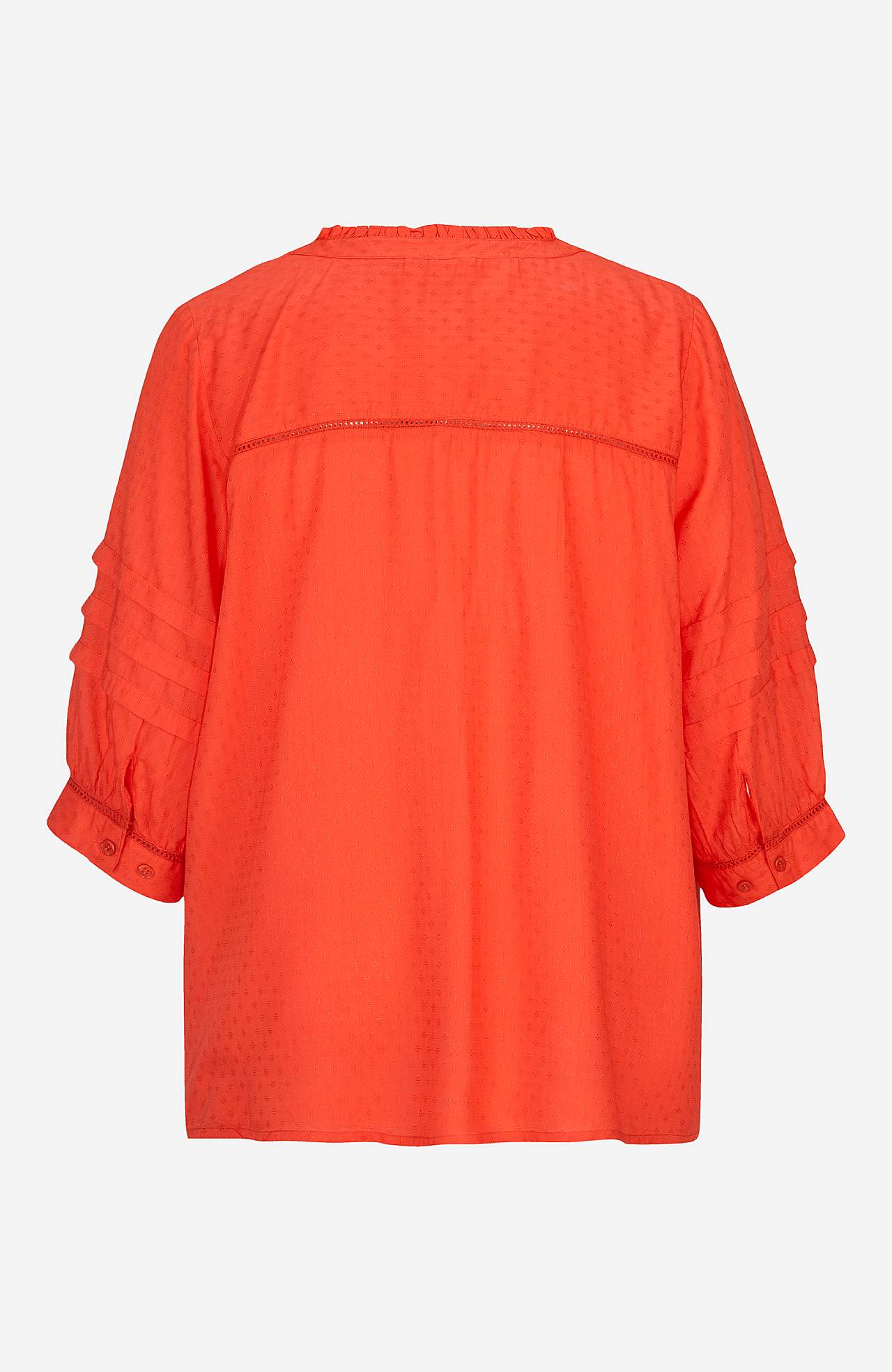 Bluse med strukturmønster