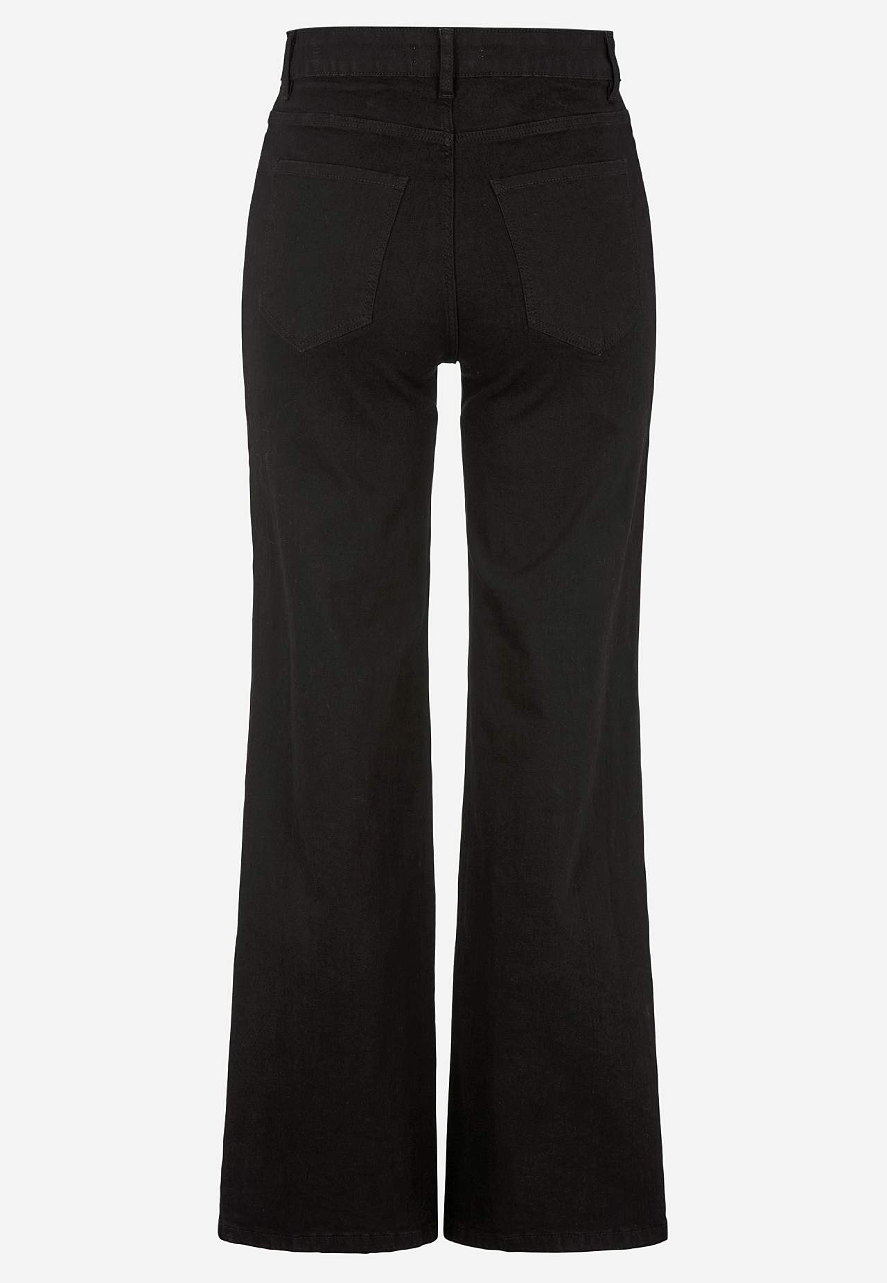 Stretchjeans med høy midje