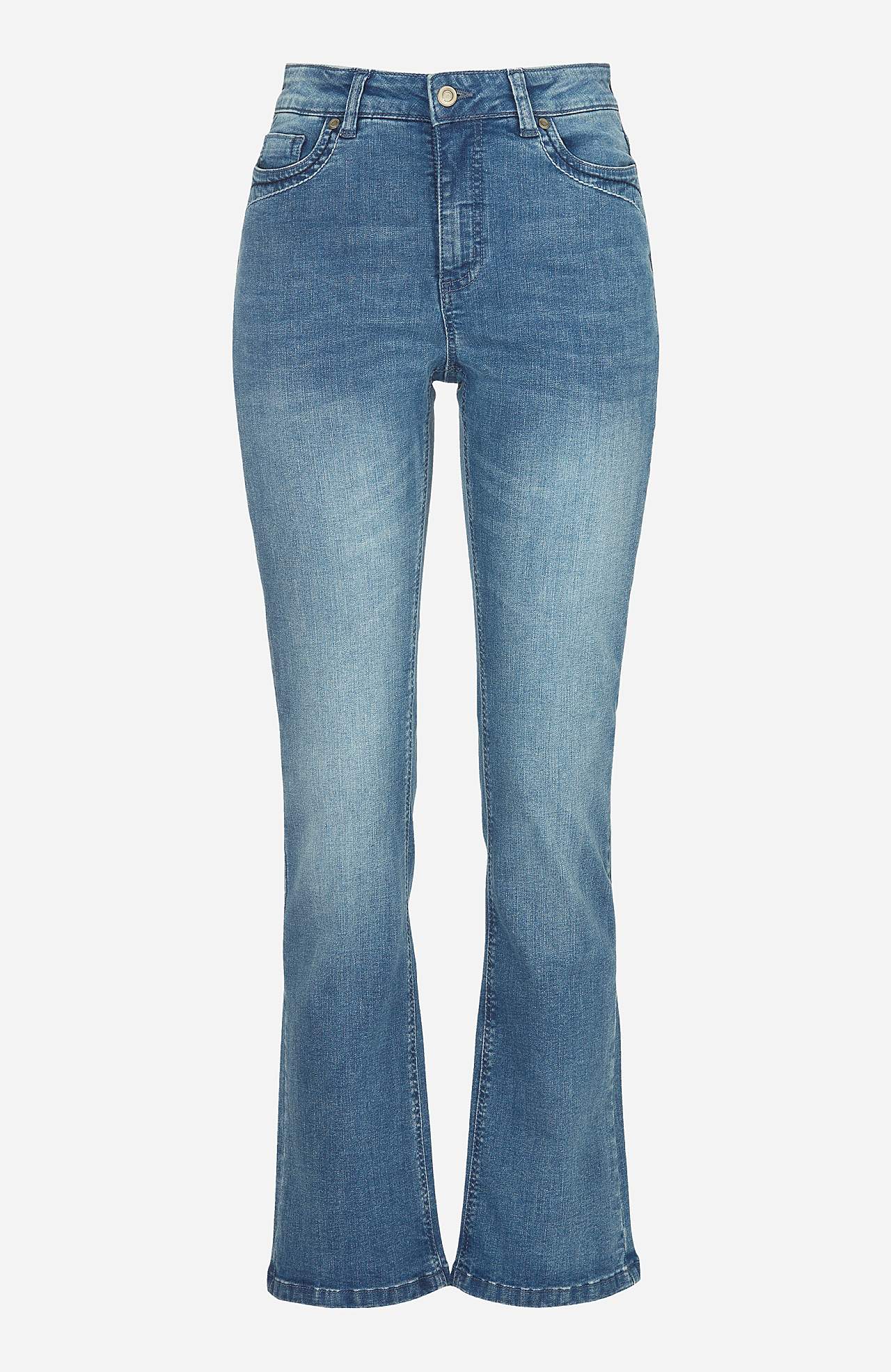 Stretchjeans med bootcut