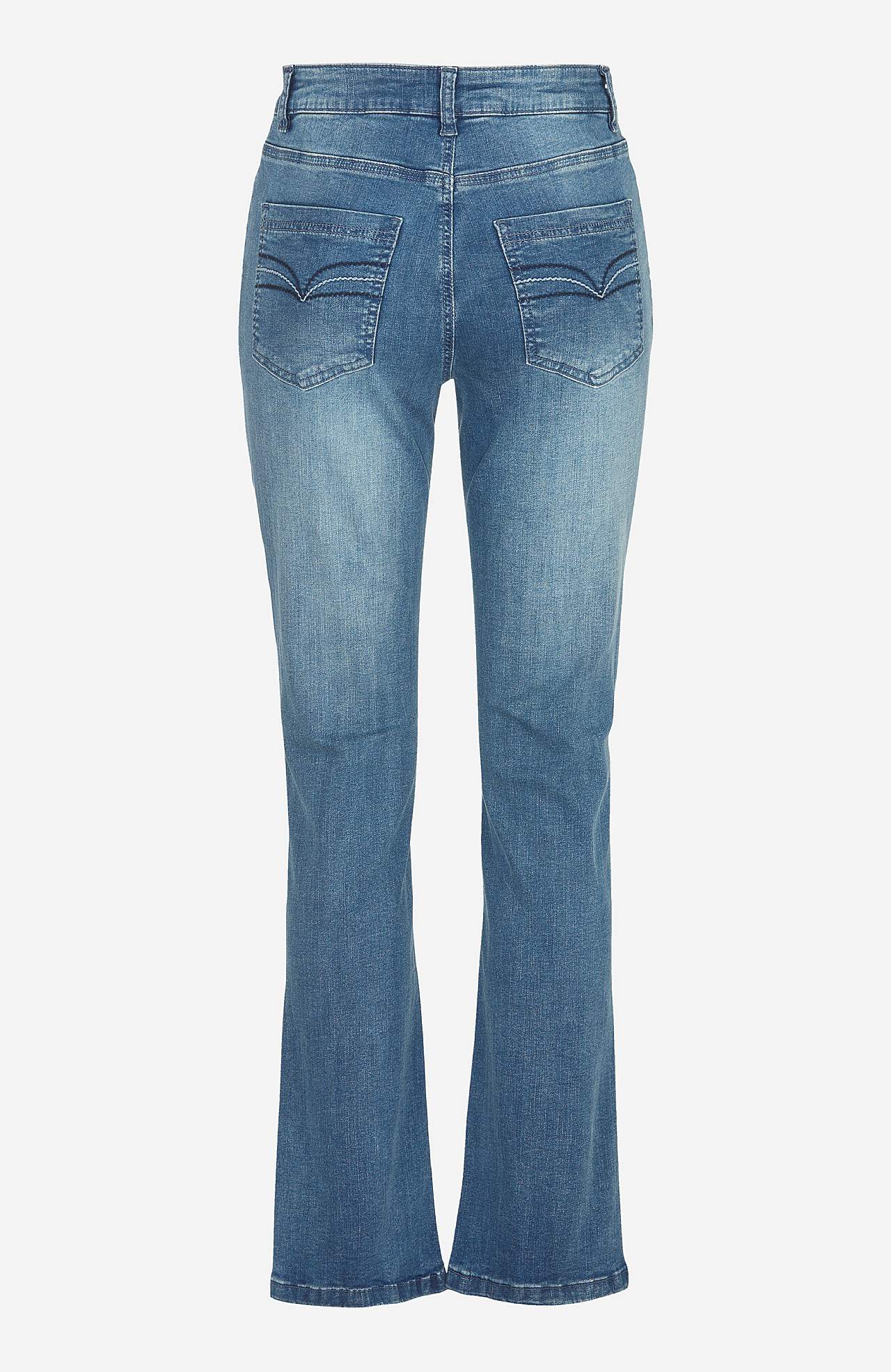 Stretchjeans med bootcut