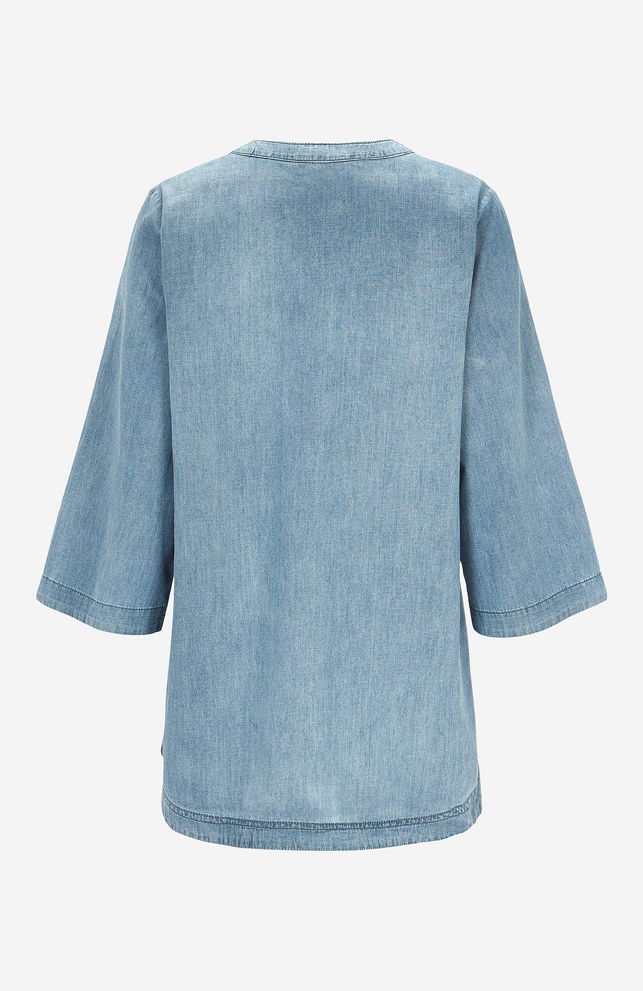 Denimtunika med snøring Ella