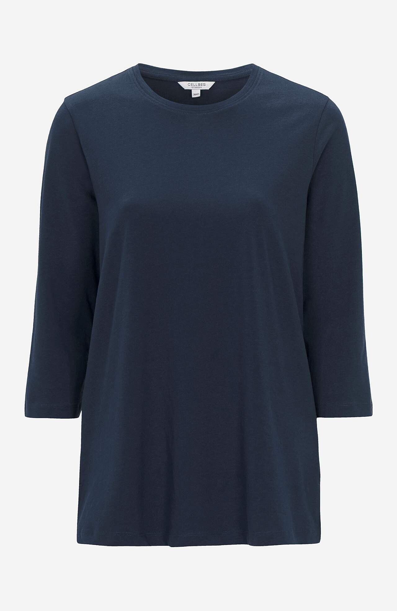 Jerseytopp med 3/4 ermer 2-pack