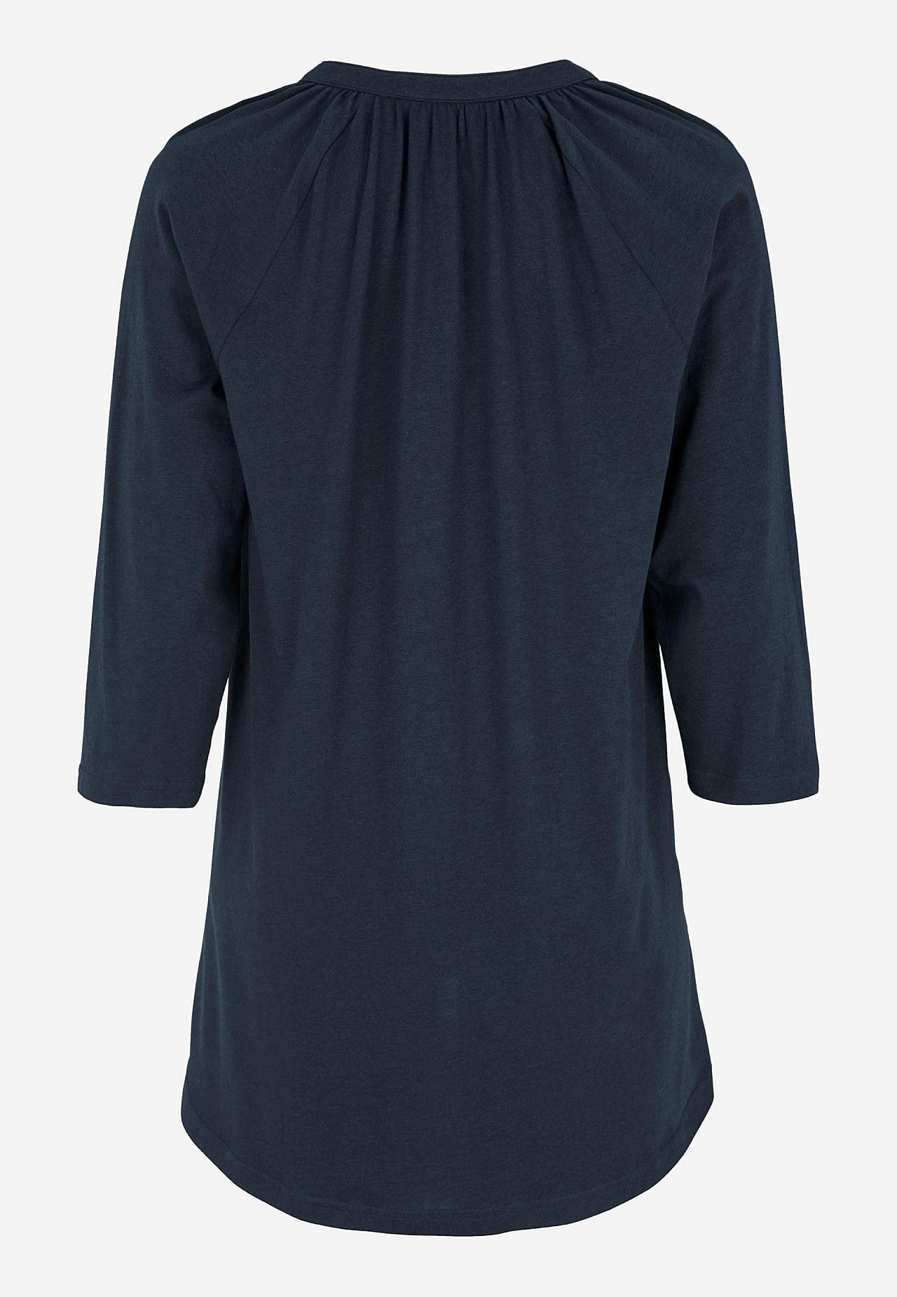 Jerseytunika med 3/4-lange ermer