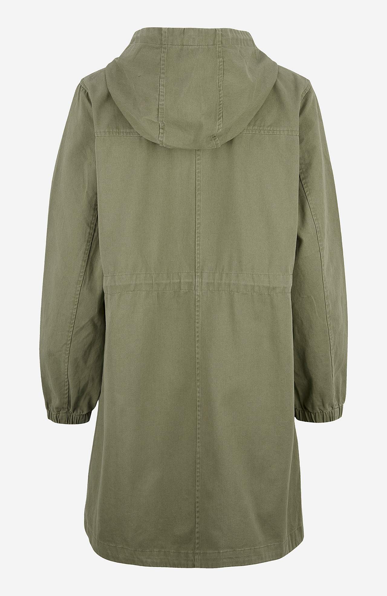 Parkas med broderi